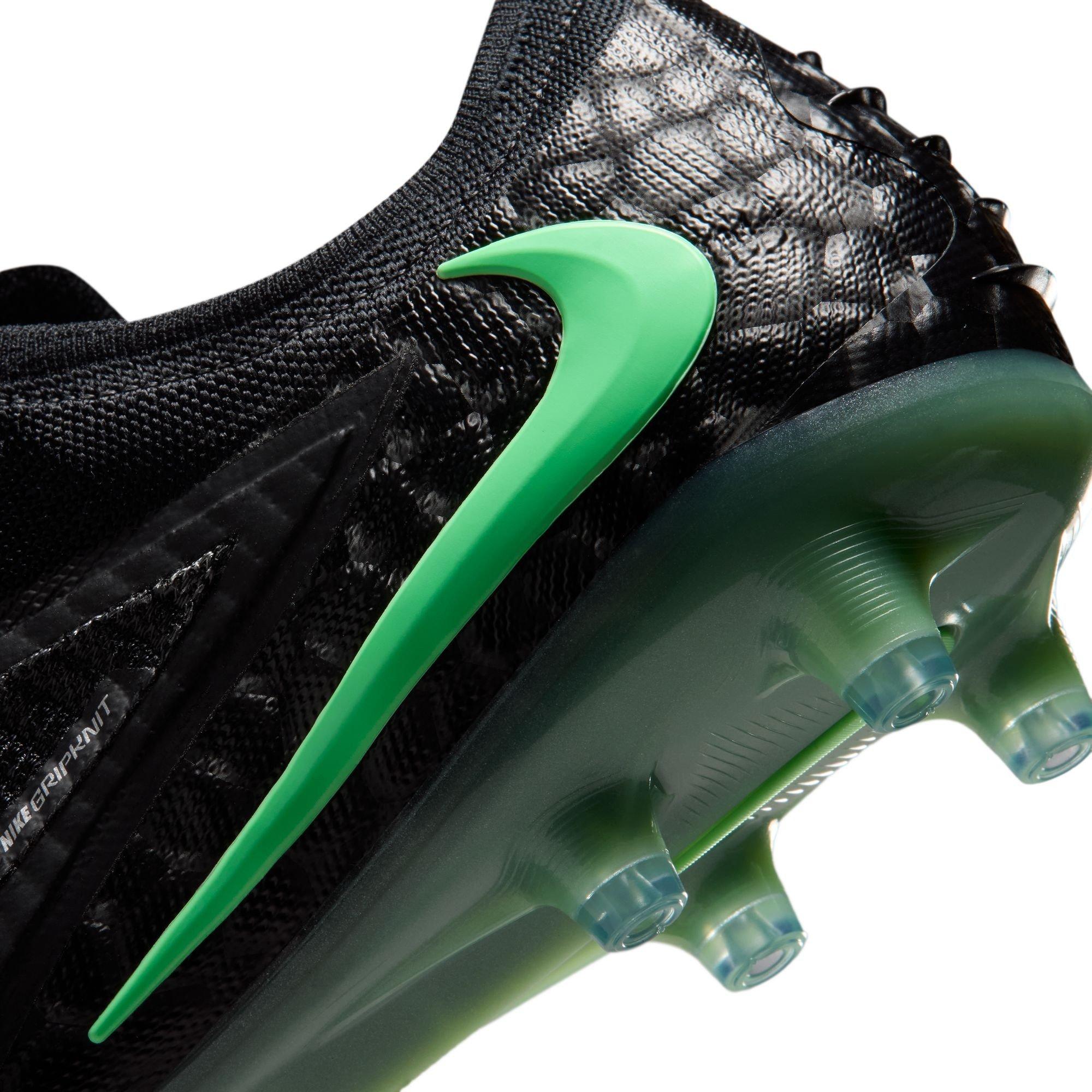 Black/Green - Nike - Phantom 6 Low Elite Adults Artificial Ground Football Boots - 8