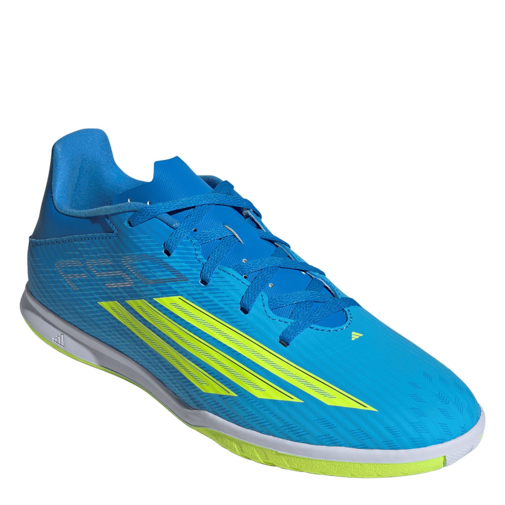 Blue/Yell/Aqua - adidas - F50 Club Indoor Football Boots - 3
