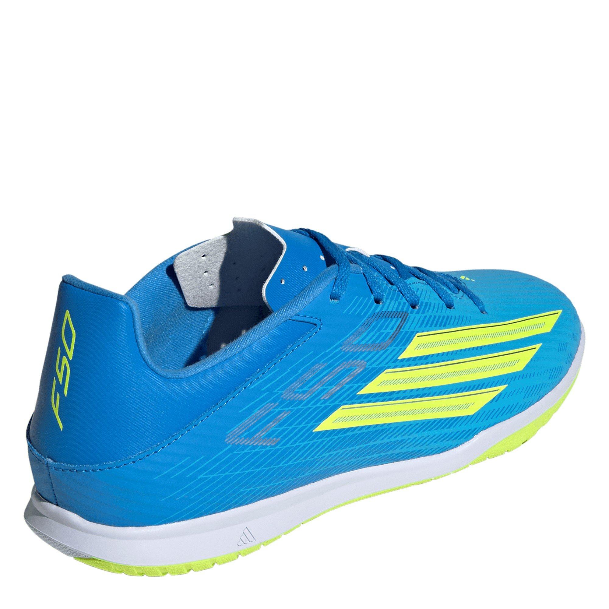 Blue/Yell/Aqua - adidas - F50 Club Indoor Football Boots - 4