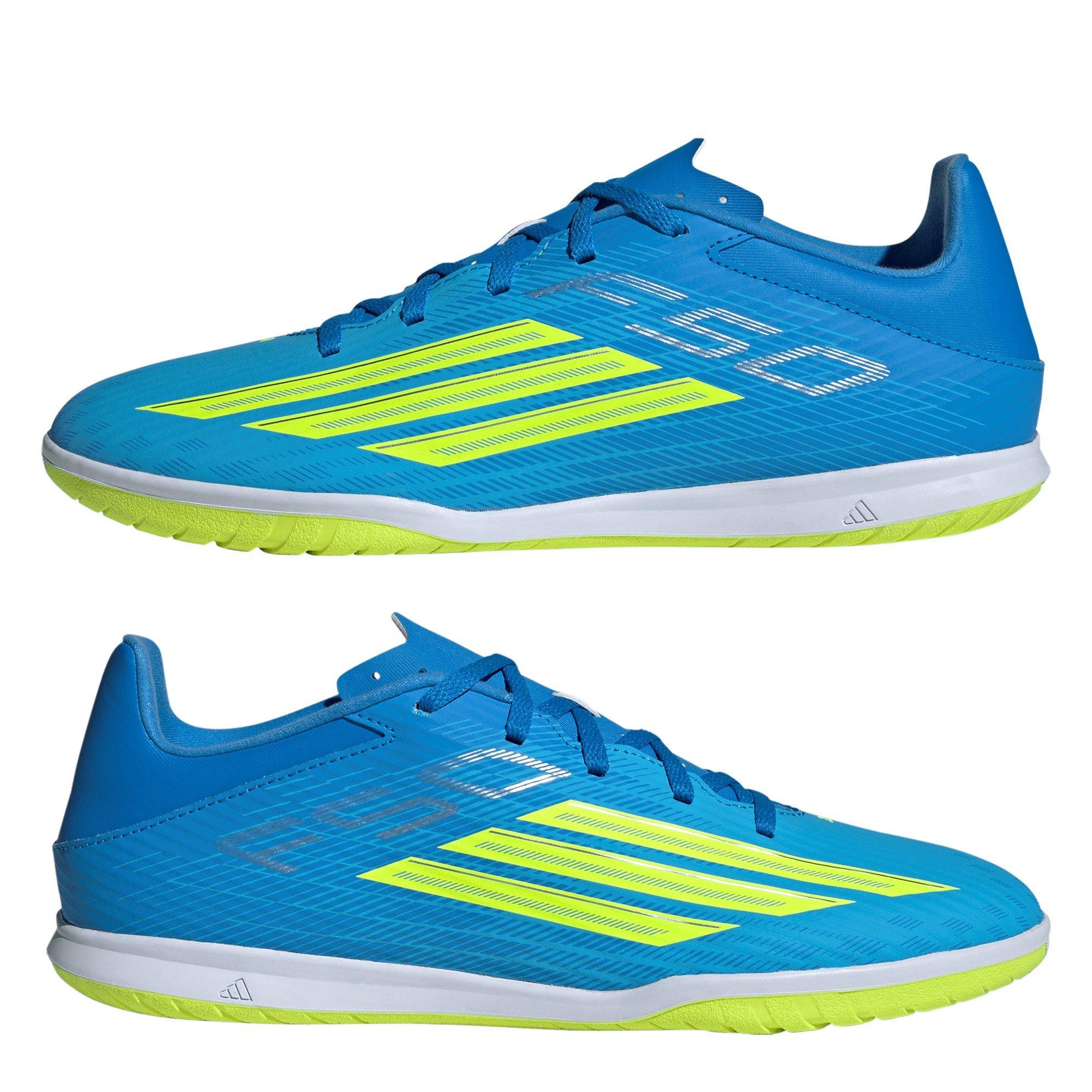 Blue/Yell/Aqua - adidas - F50 Club Indoor Football Boots - 9