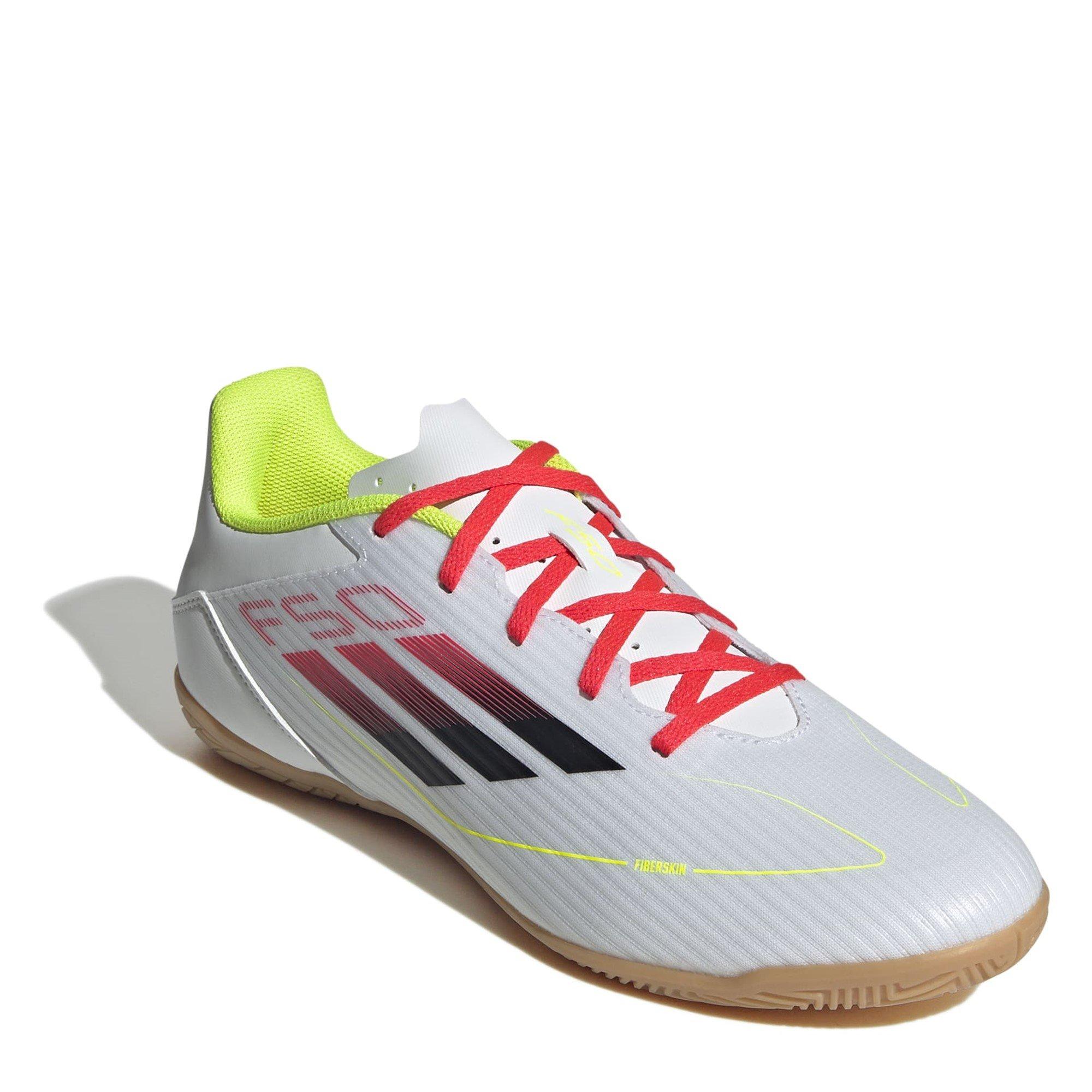 Ft.Wht/S.Yellow - adidas - F50 Club Indoor Football Boots - 3