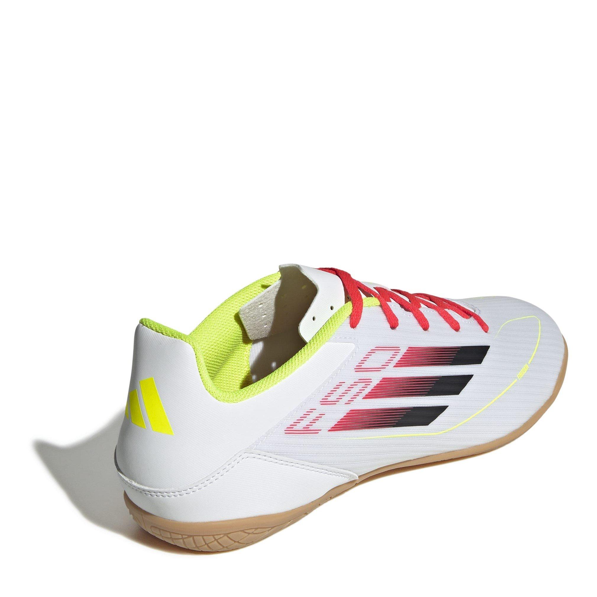 Ft.Wht/S.Yellow - adidas - F50 Club Indoor Football Boots - 4