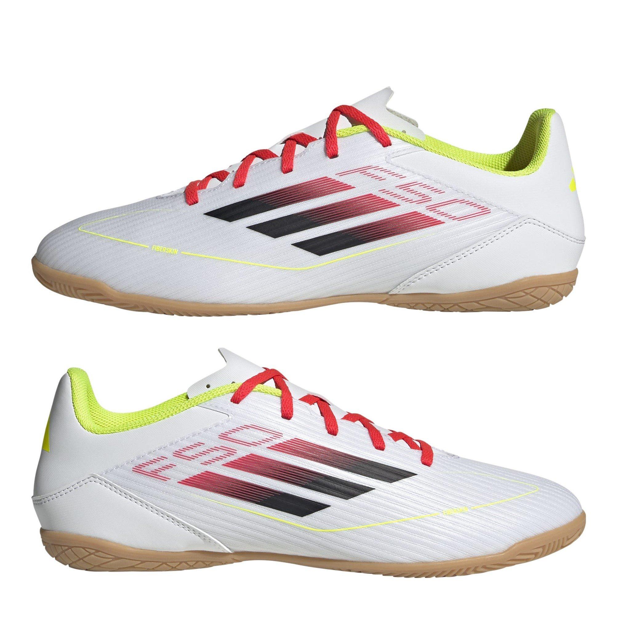 Ft.Wht/S.Yellow - adidas - F50 Club Indoor Football Boots - 9