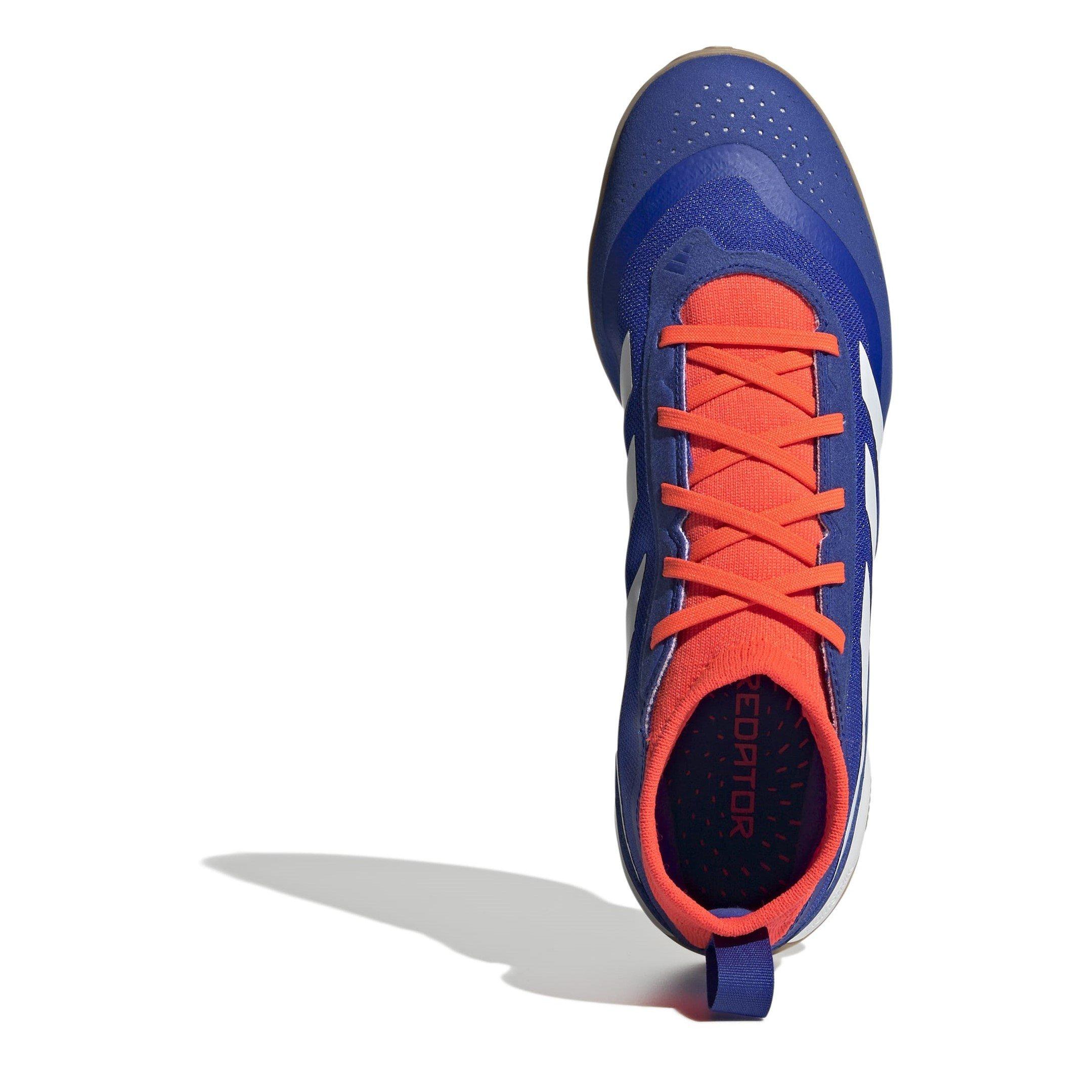 Blue/Wht/S.Red - adidas - Predator League Mid Cut Indoor Football Boots - 5