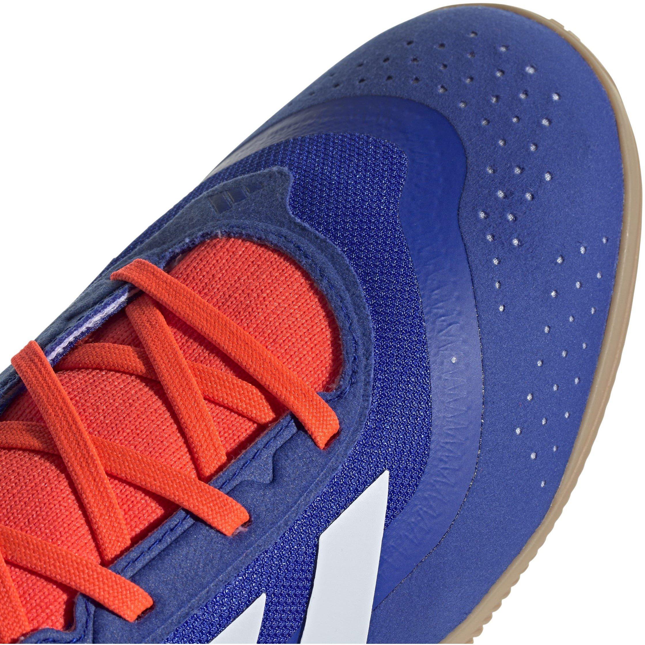 Blue/Wht/S.Red - adidas - Predator League Mid Cut Indoor Football Boots - 7