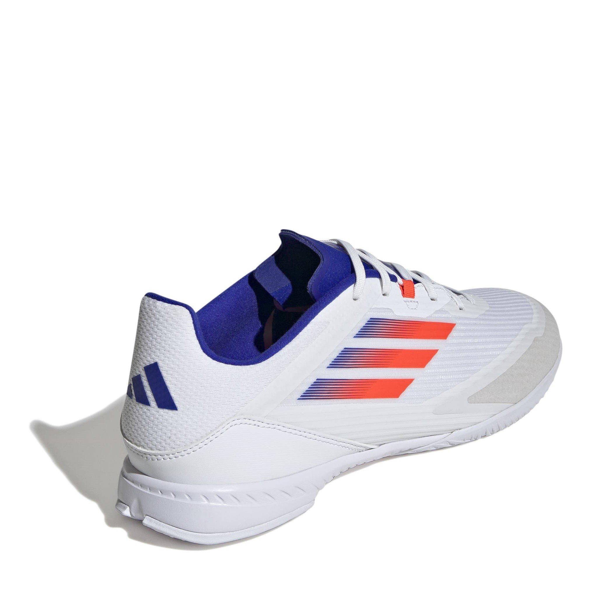 Wht/S.Red/Blue - adidas - F50 League Indoor Football Boots - 4