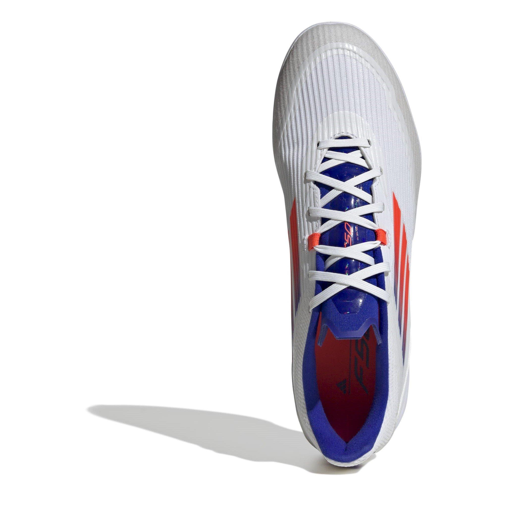 Wht/S.Red/Blue - adidas - F50 League Indoor Football Boots - 5