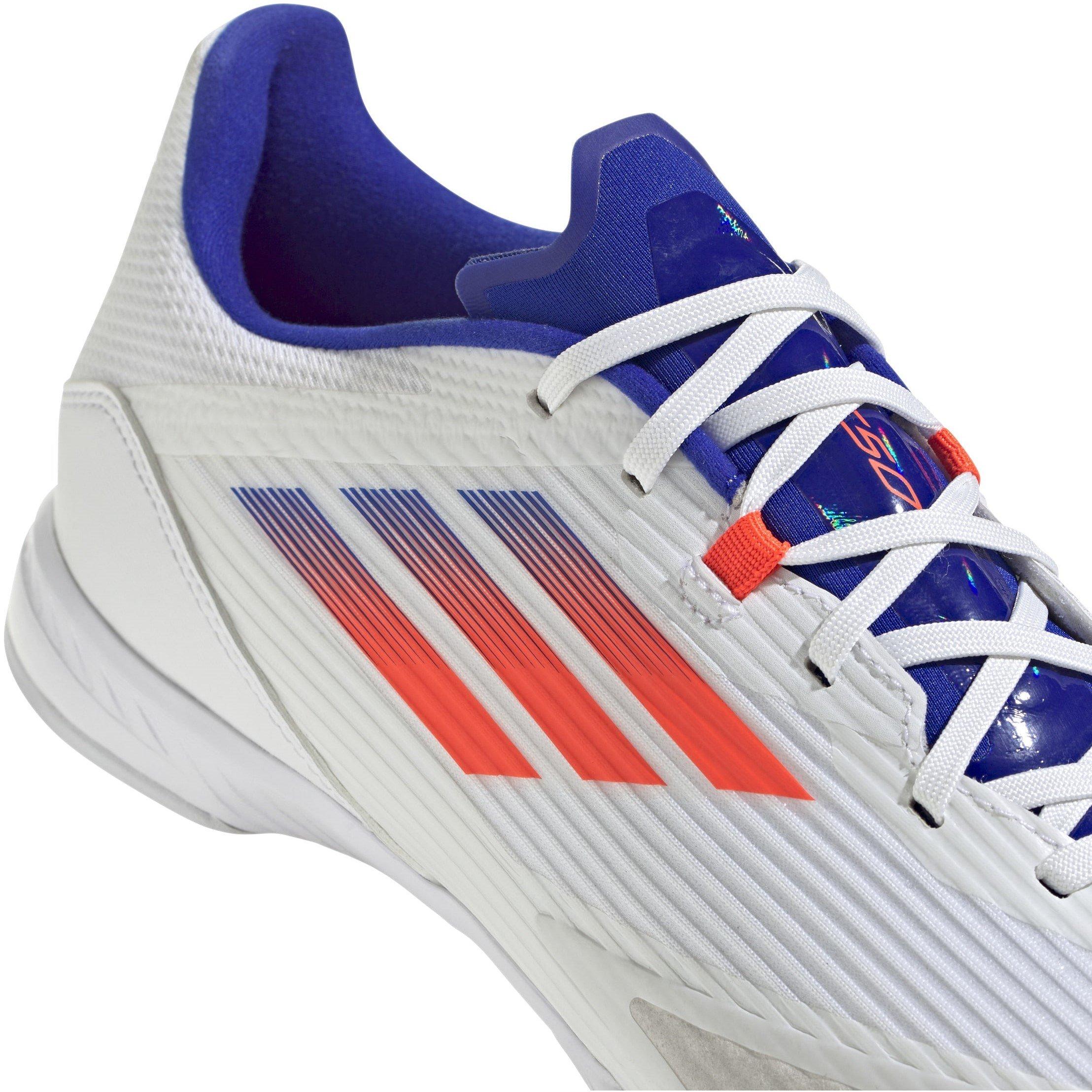Wht/S.Red/Blue - adidas - F50 League Indoor Football Boots - 8