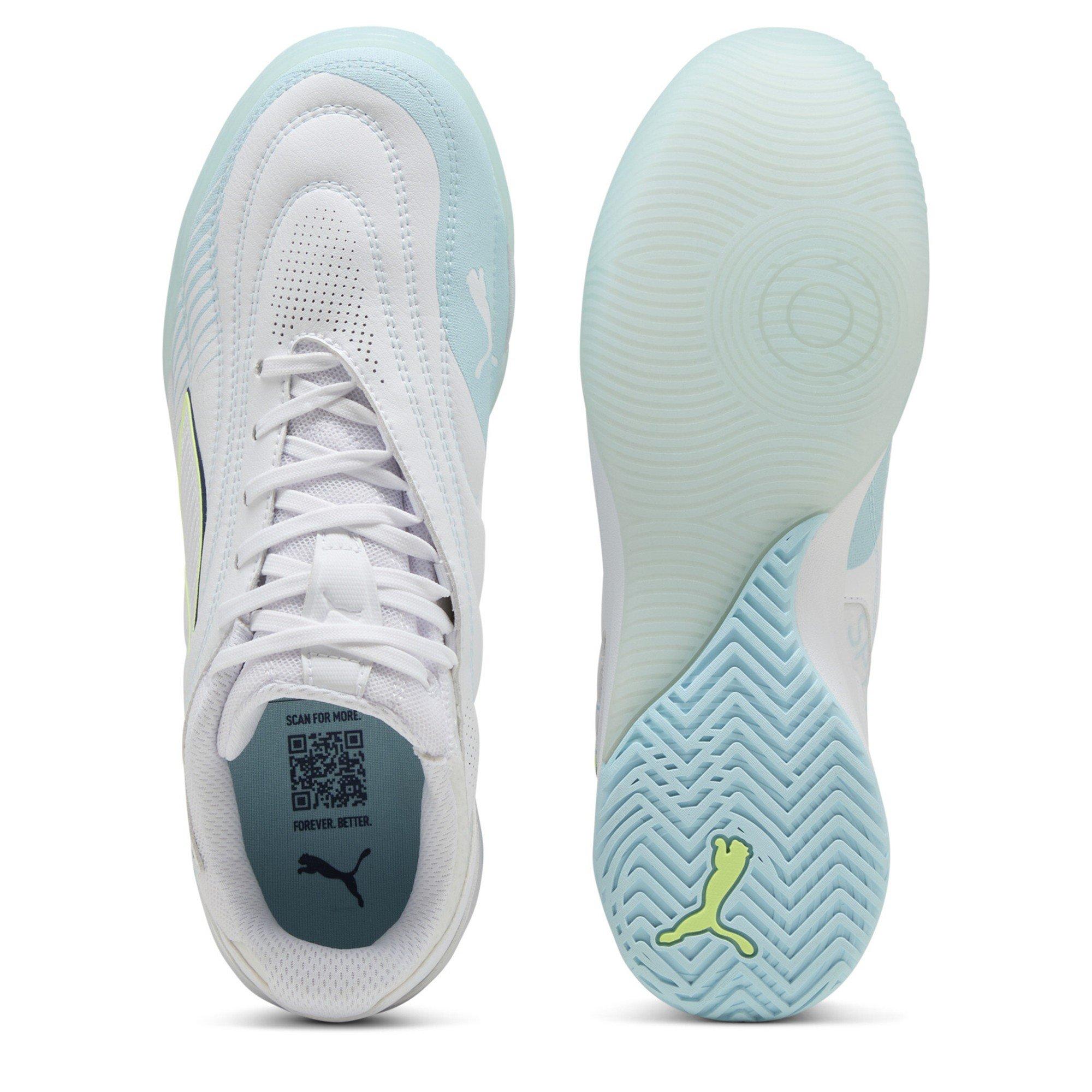 Puma Hvid-Aqu - Puma - Men's Ibero V Indoor Football Boots - 3