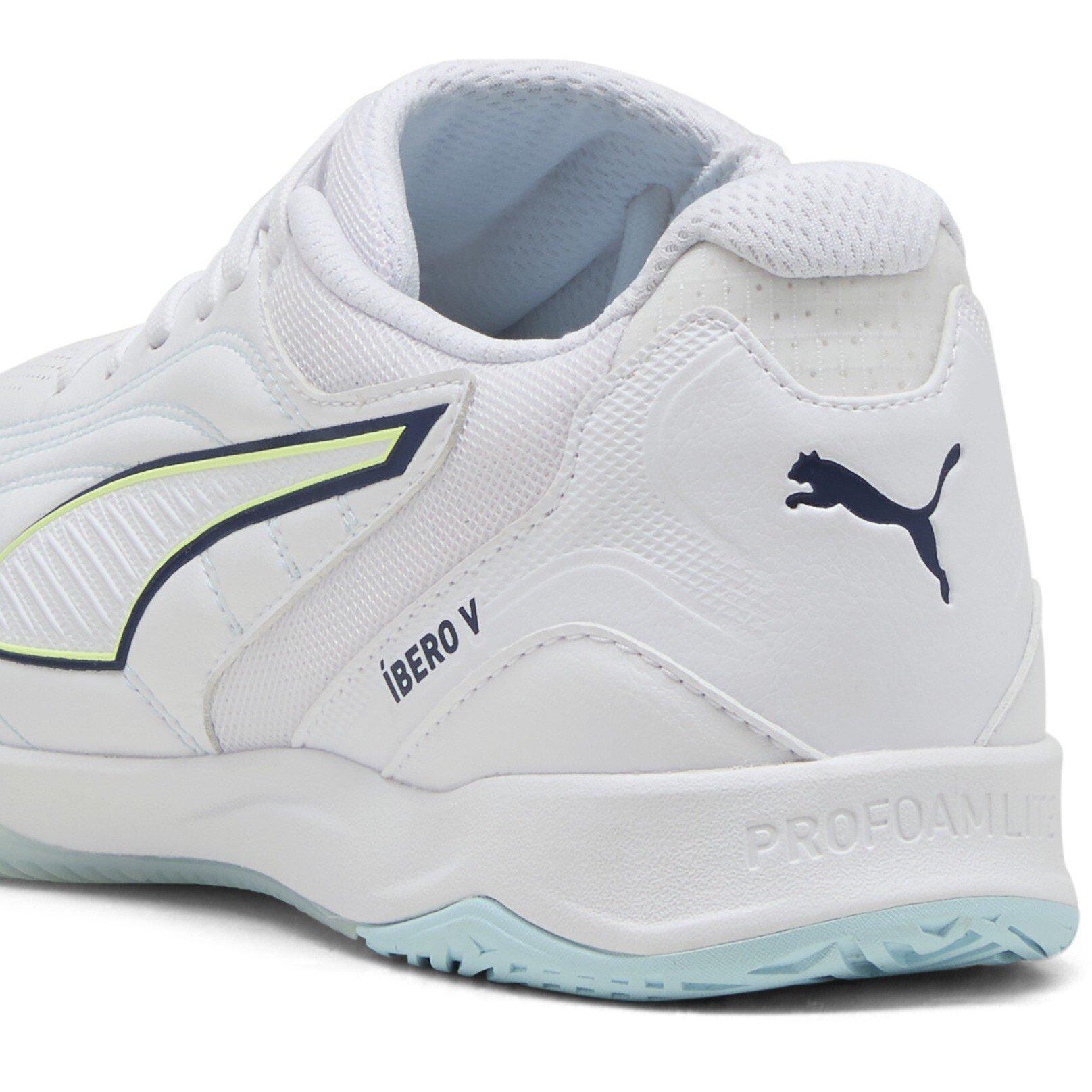 Puma Hvid-Aqu - Puma - Men's Ibero V Indoor Football Boots - 5