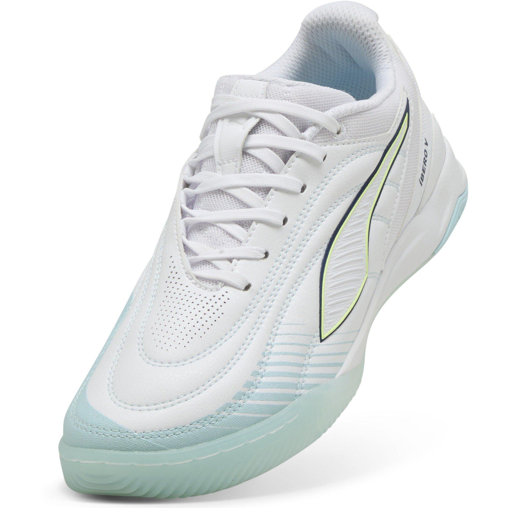 Puma Hvid-Aqu - Puma - Men's Ibero V Indoor Football Boots - 6