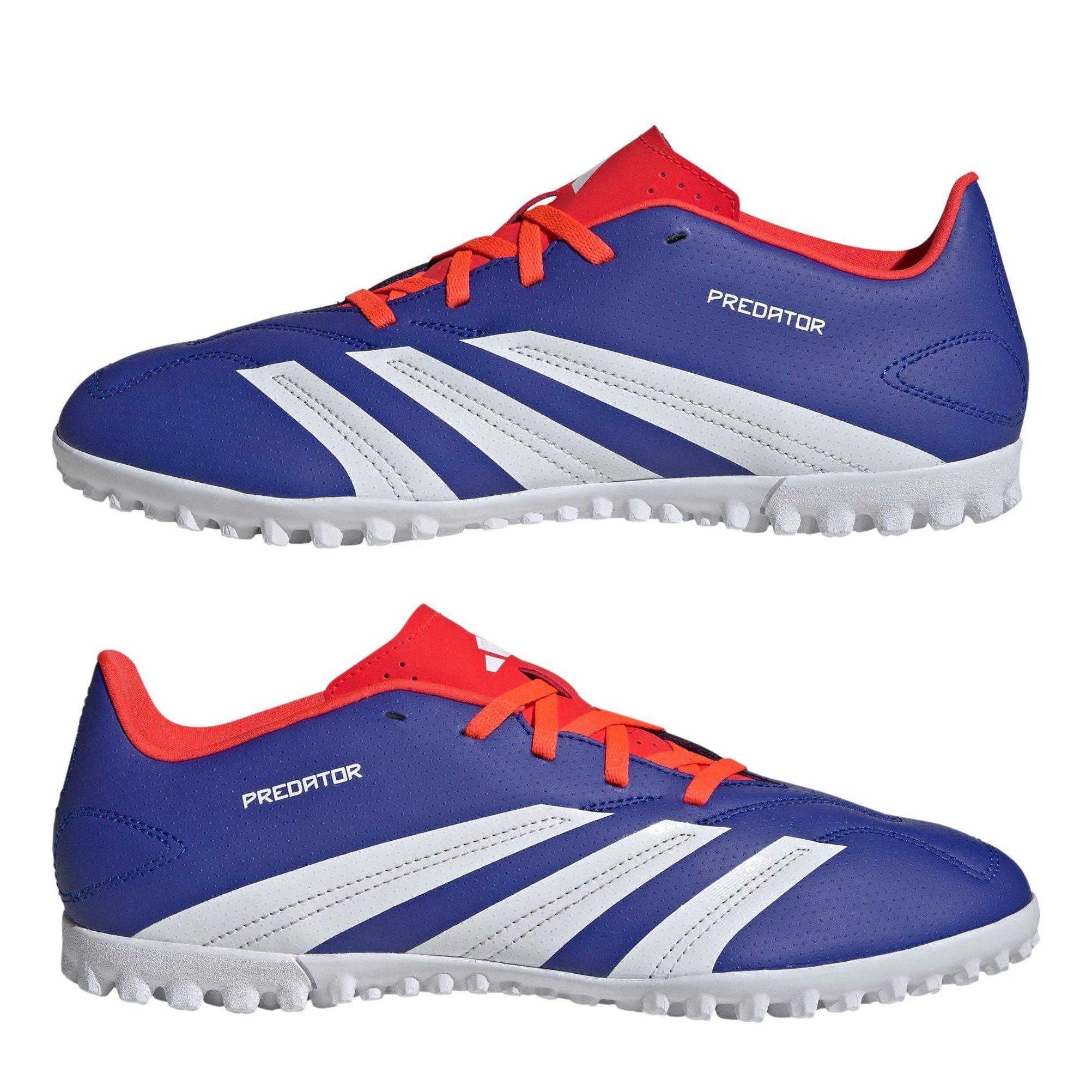 Blauw/Wit/Rood - adidas - Predator 24 Club Astro Turf Football Boots - 9
