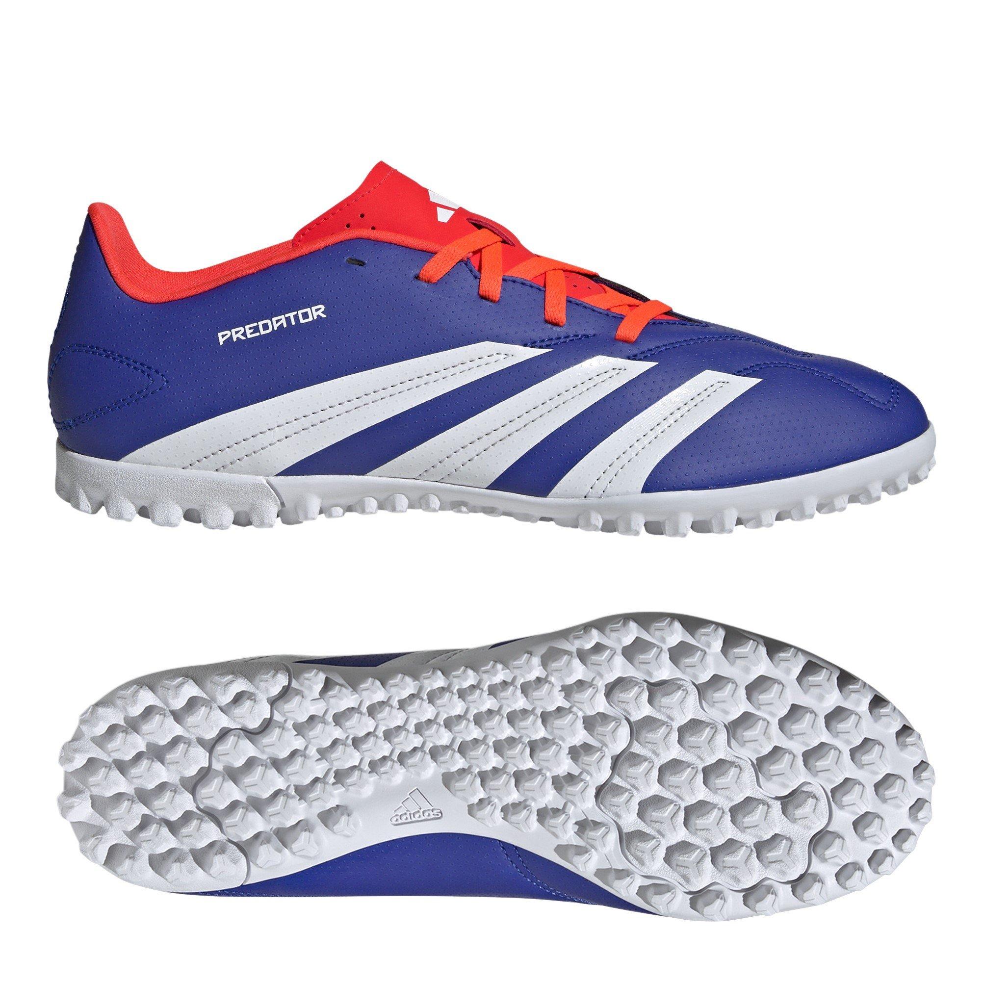 Blauw/Wit/Rood - adidas - Predator 24 Club Astro Turf Football Boots - 10