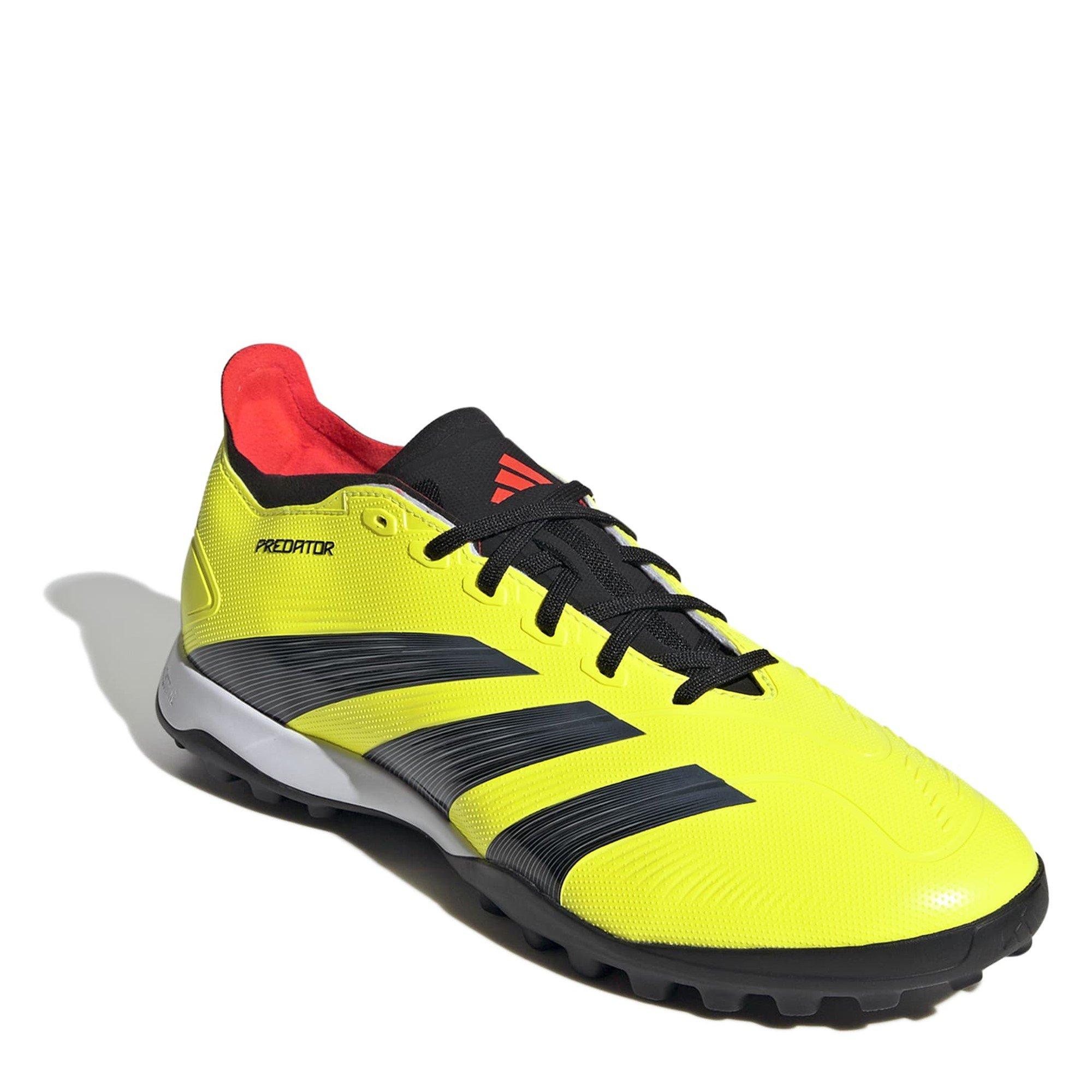 Yellow/Blk/Red - adidas - Predator 24 League Low Turf Football Boots - 3