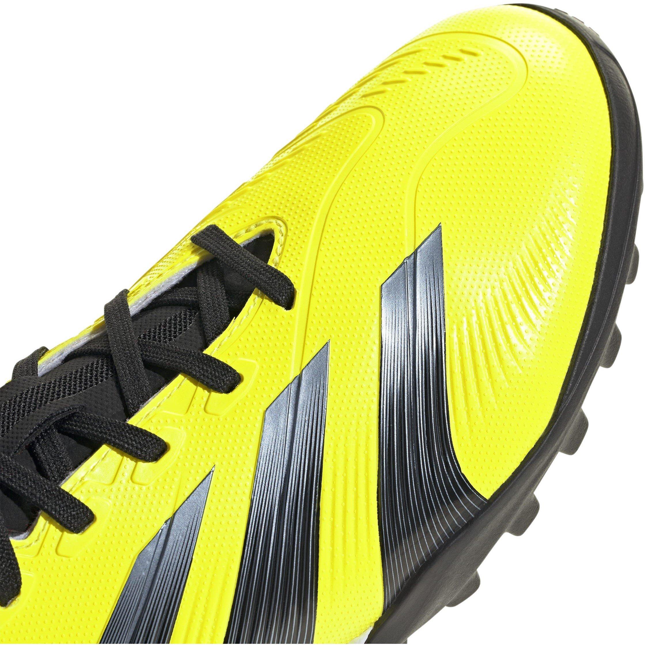Yellow/Blk/Red - adidas - Predator 24 League Low Turf Football Boots - 8