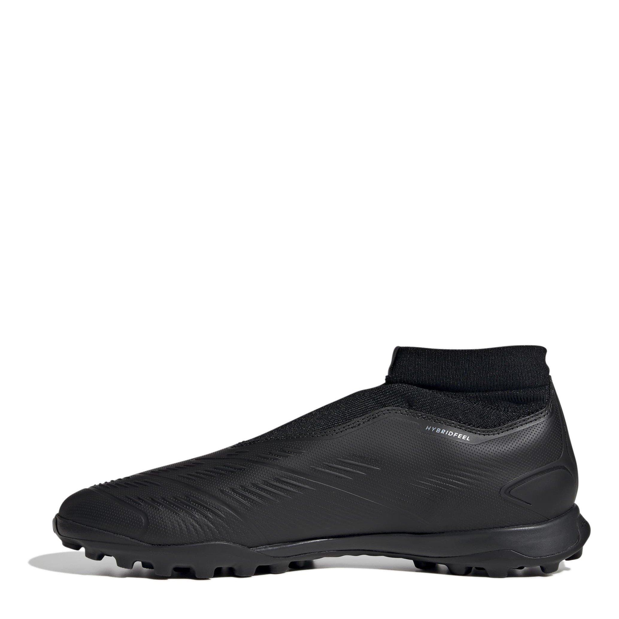 Schwarz/Grau - adidas - Predator 24 League Laceless Turf Boots - 2