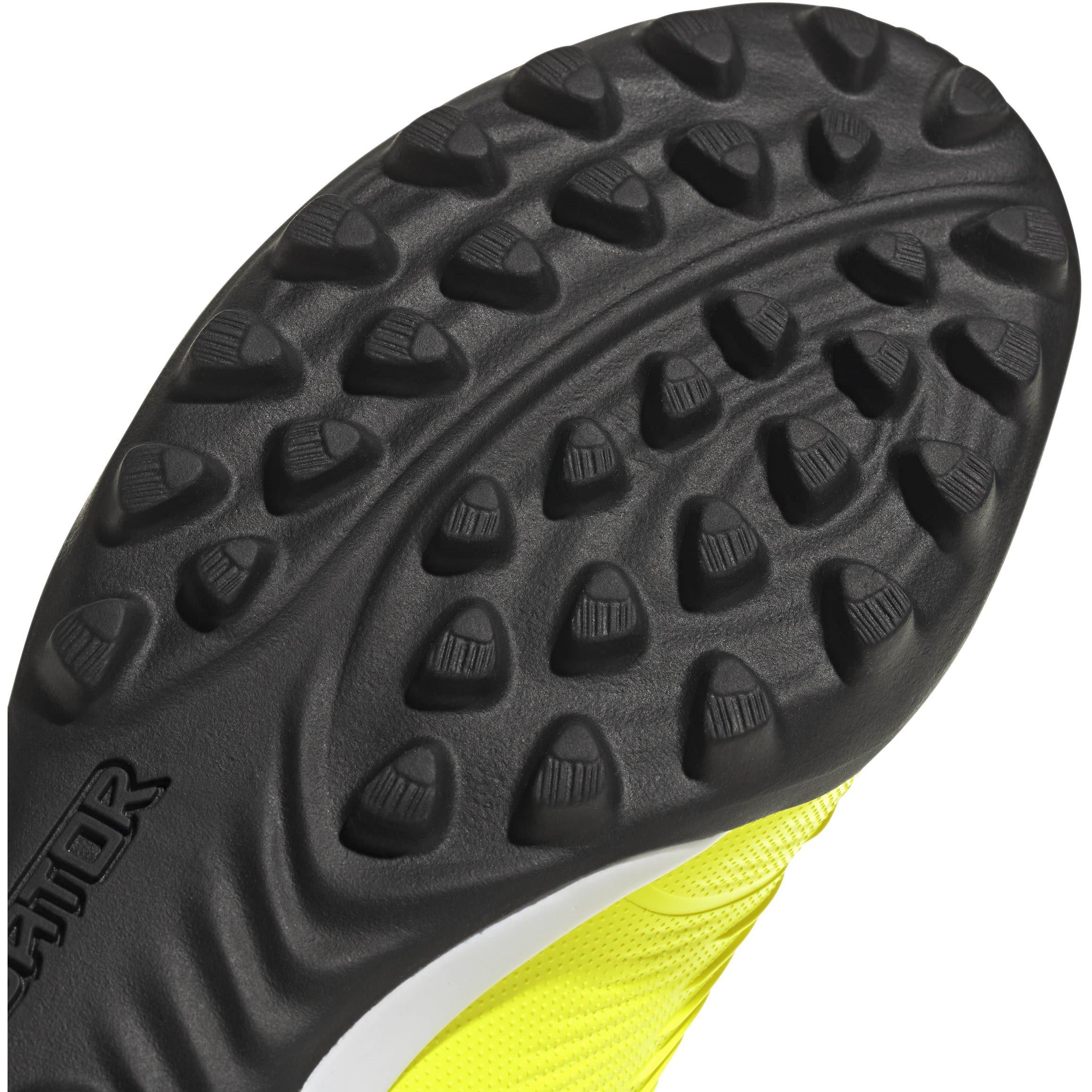 Geel/Zwart/Rood - adidas - Predator 24 League Laceless Turf Boots - 8