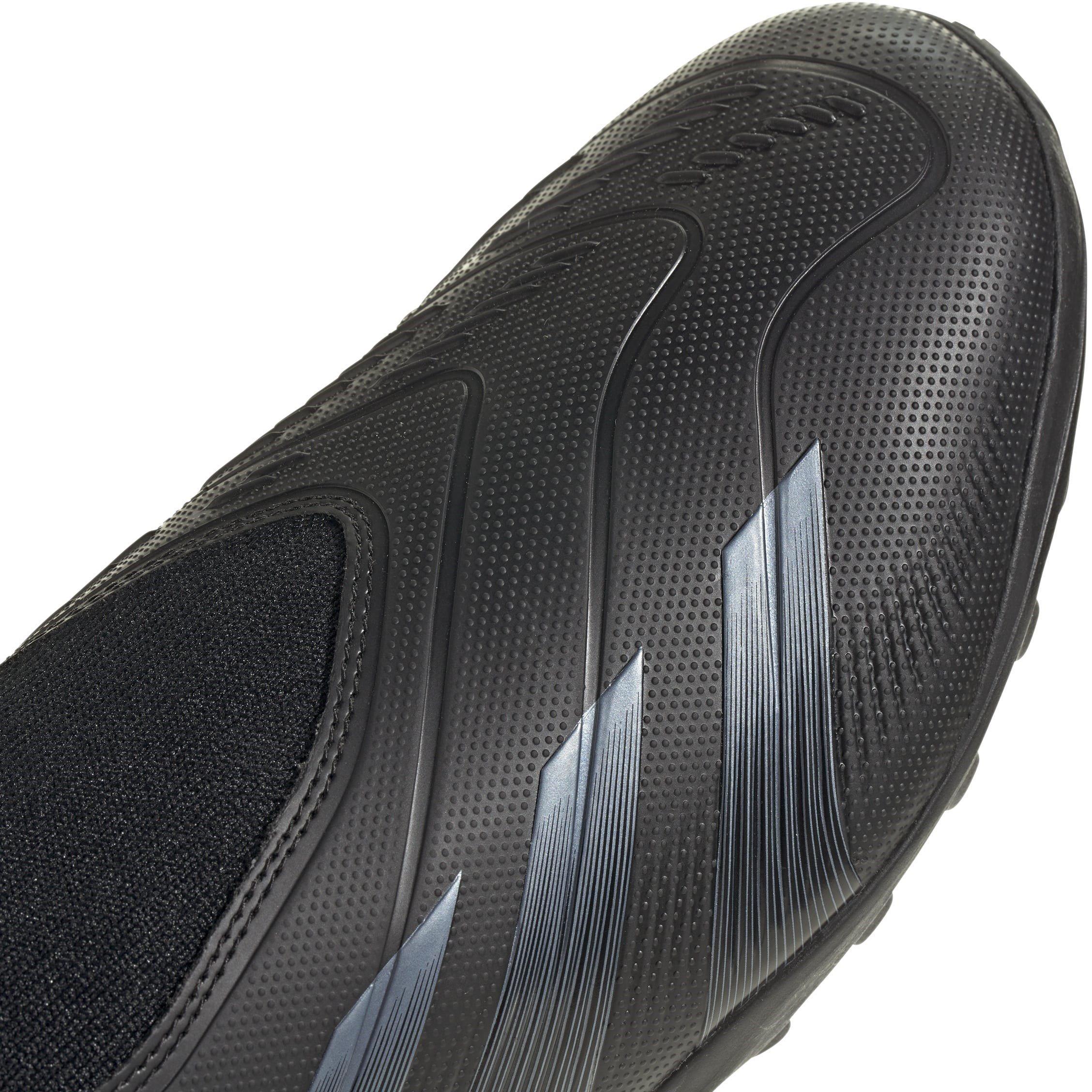 Nero Core/Carbone - adidas - Predator 24 League Laceless Turf Boots - 8