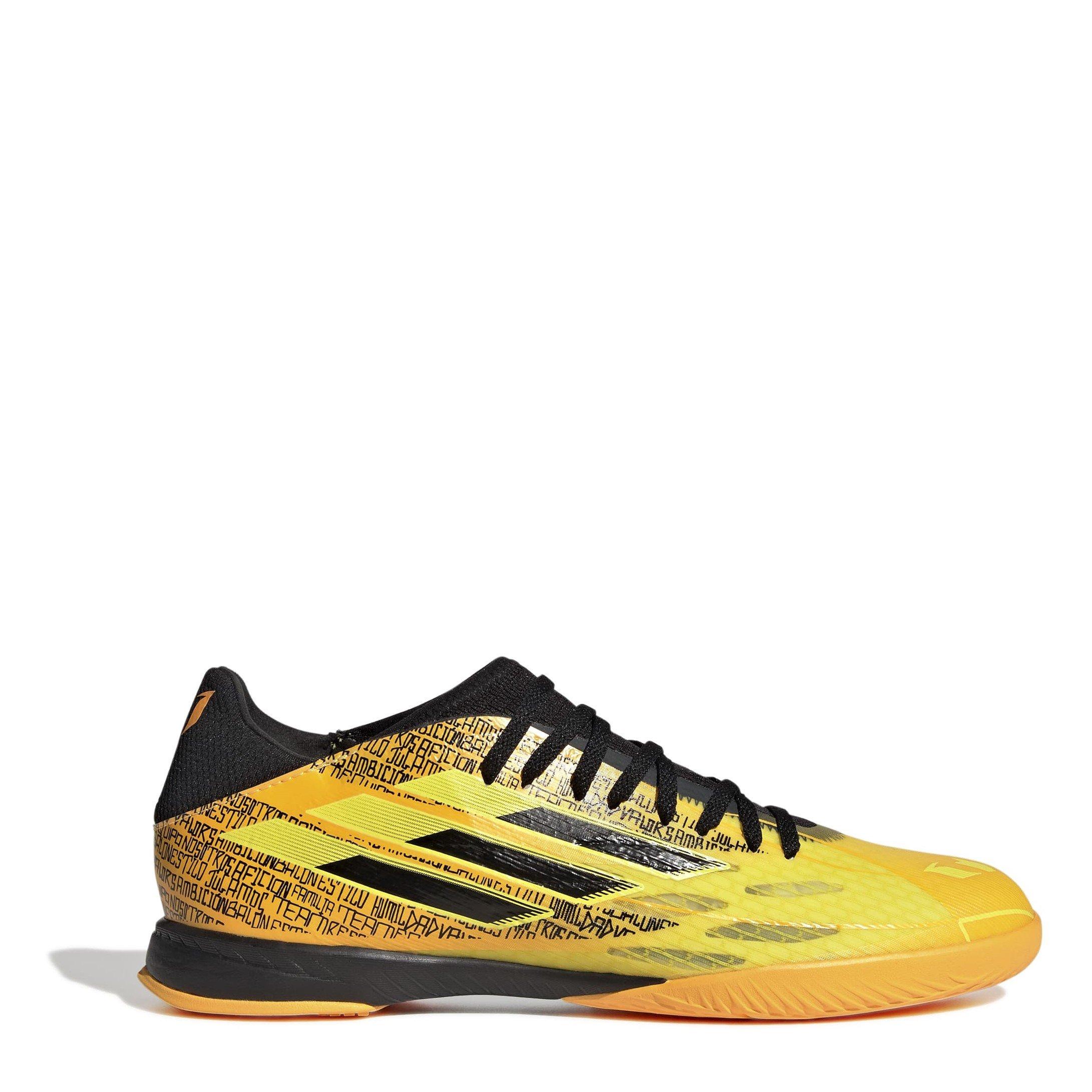Gld/Blk/Yel - adidas - X Speedflow Messi.3 Indoor Football Boots - 1