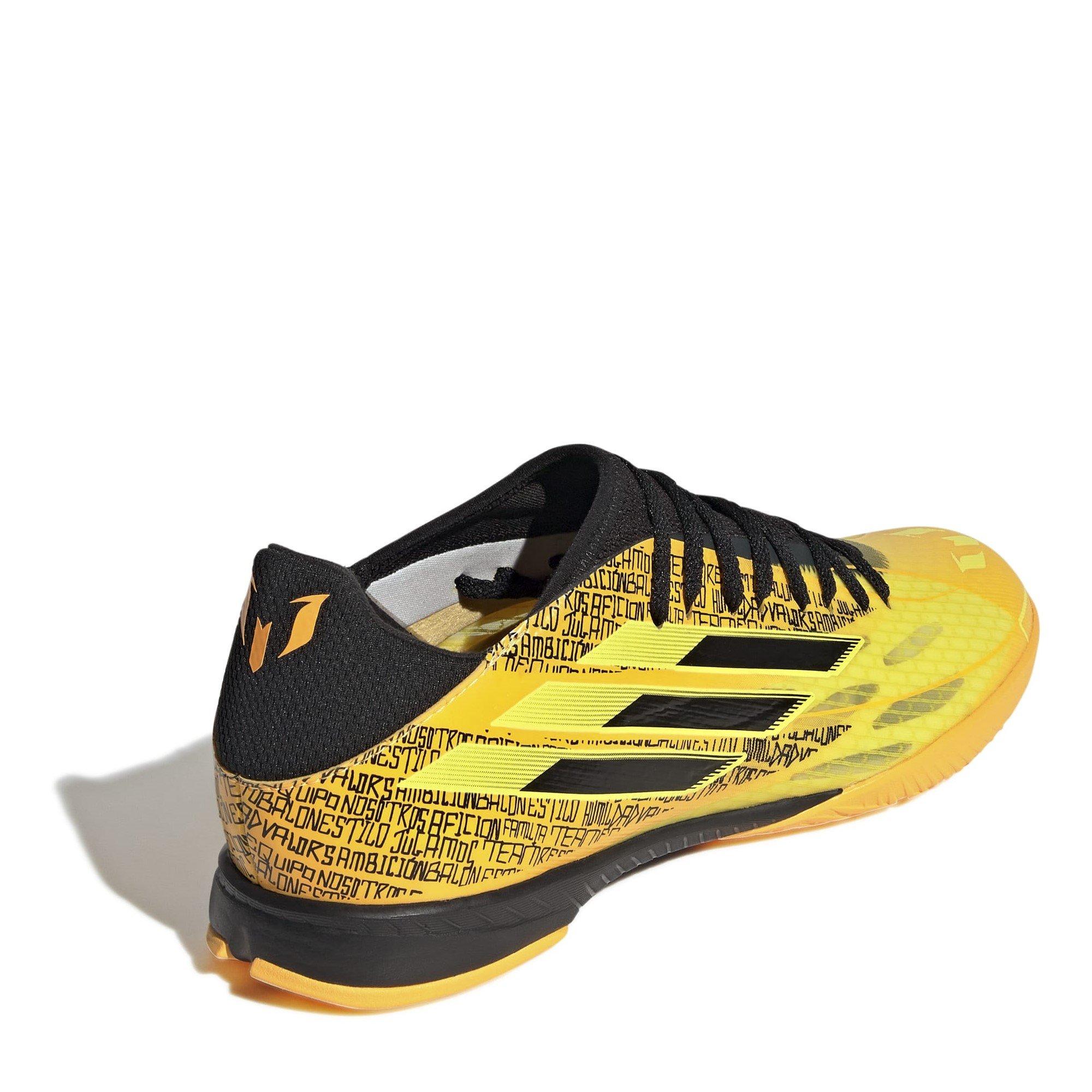 Gld/Blk/Yel - adidas - X Speedflow Messi.3 Indoor Football Boots - 4