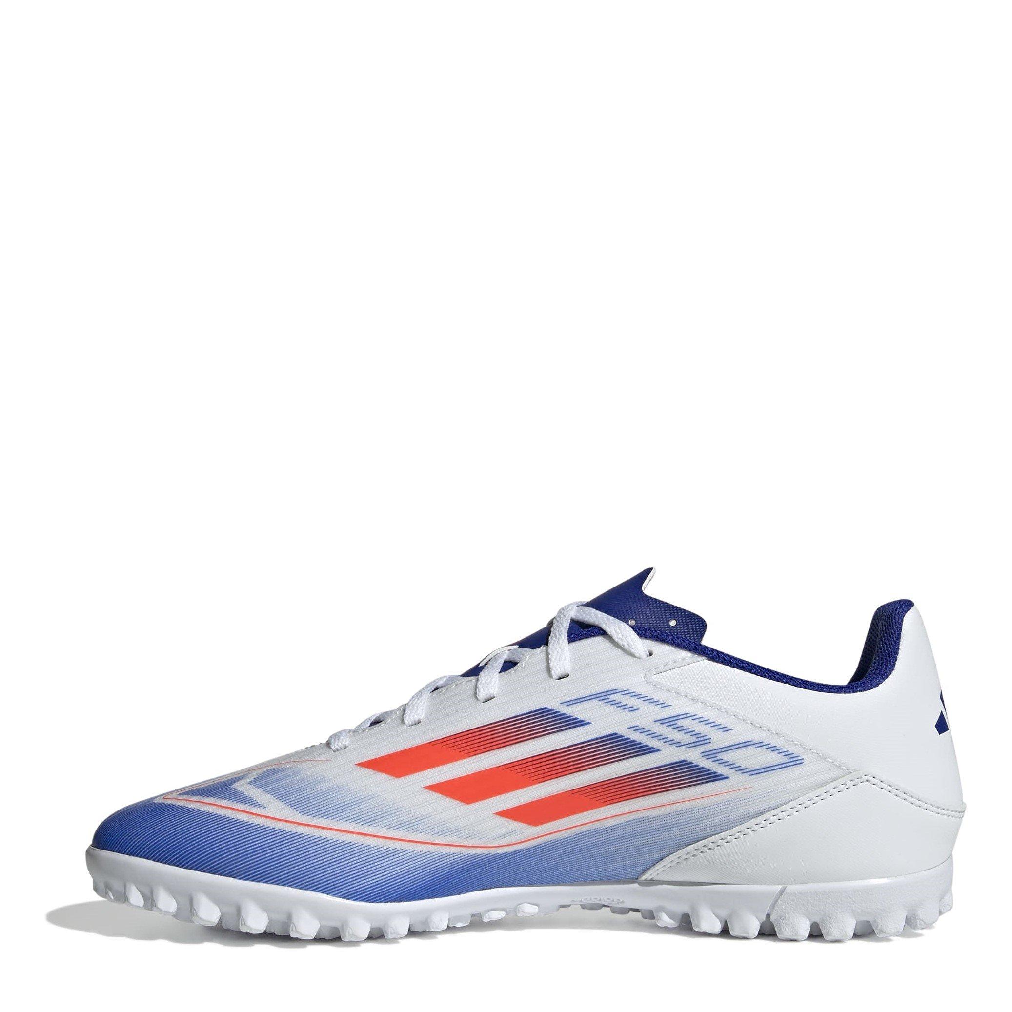 Blanco/Rojo/Azul. - adidas - F50 Adults Club Astro Turf Football Boots - 2