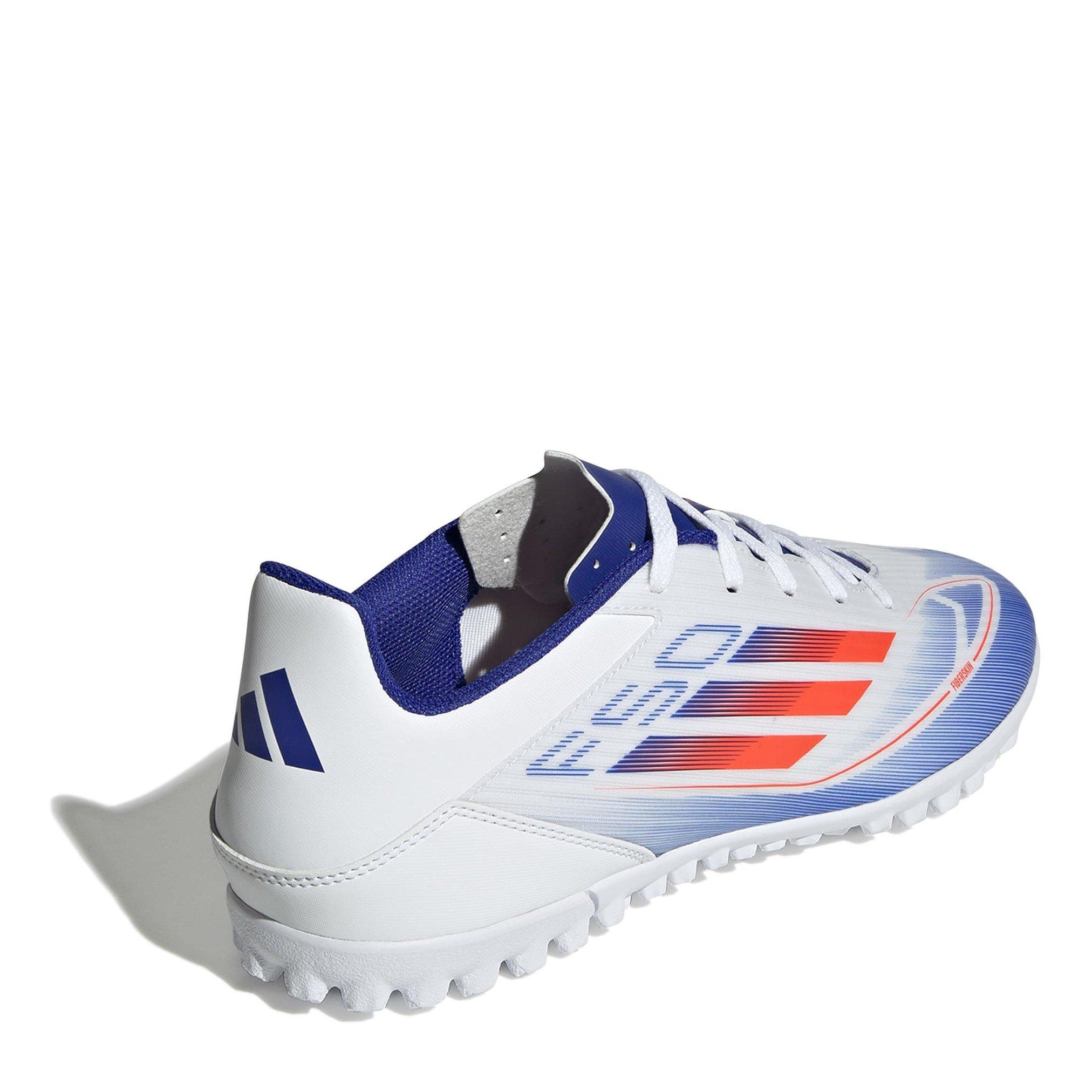 Blanco/Rojo/Azul. - adidas - F50 Adults Club Astro Turf Football Boots - 4