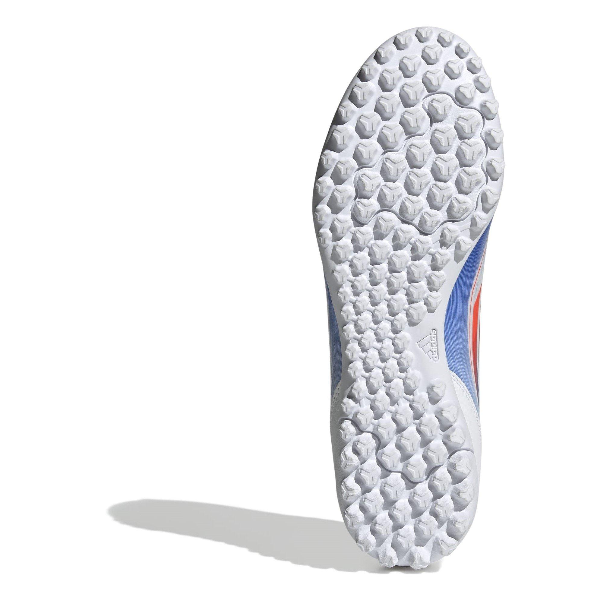 Blanco/Rojo/Azul. - adidas - F50 Adults Club Astro Turf Football Boots - 6