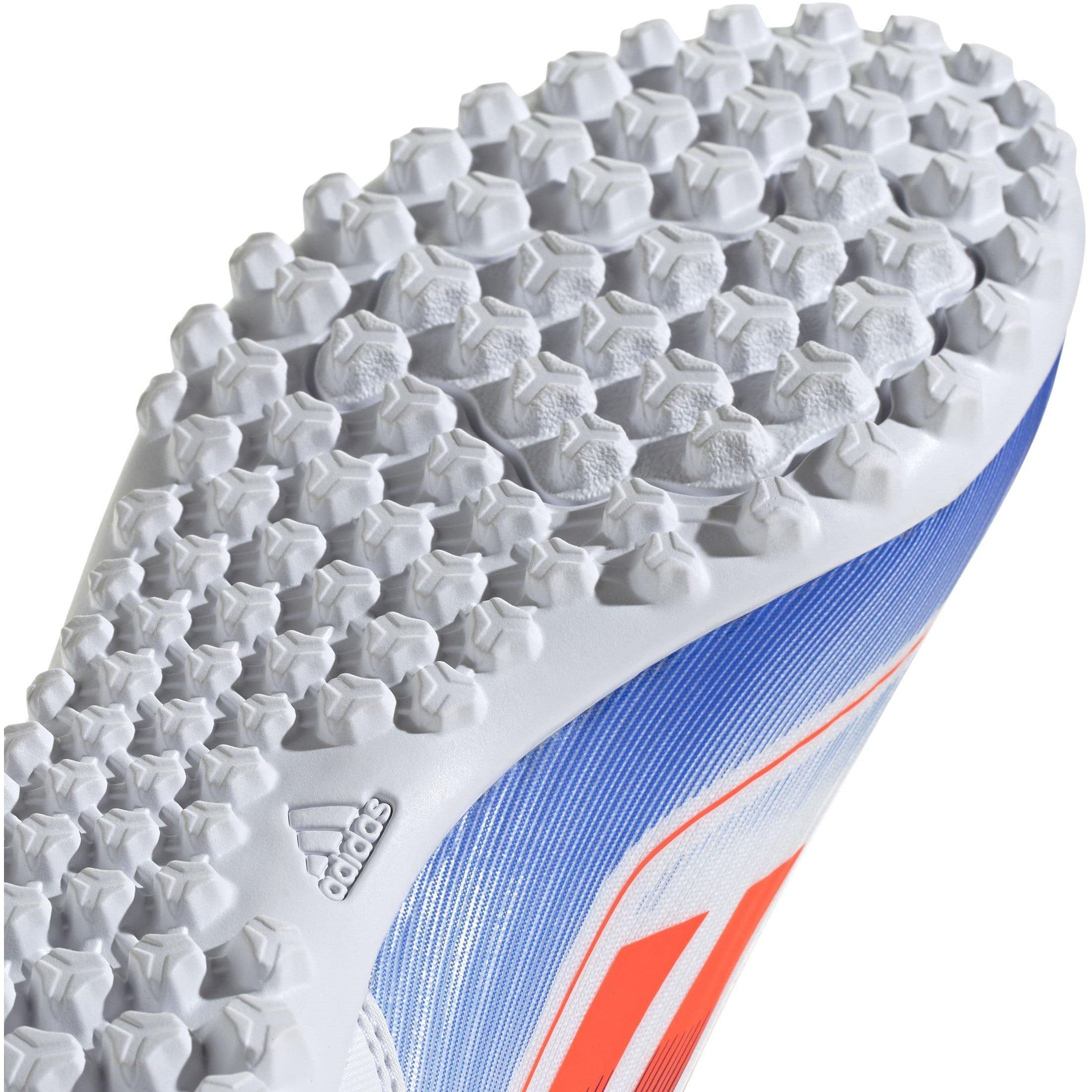 Blanco/Rojo/Azul. - adidas - F50 Adults Club Astro Turf Football Boots - 8