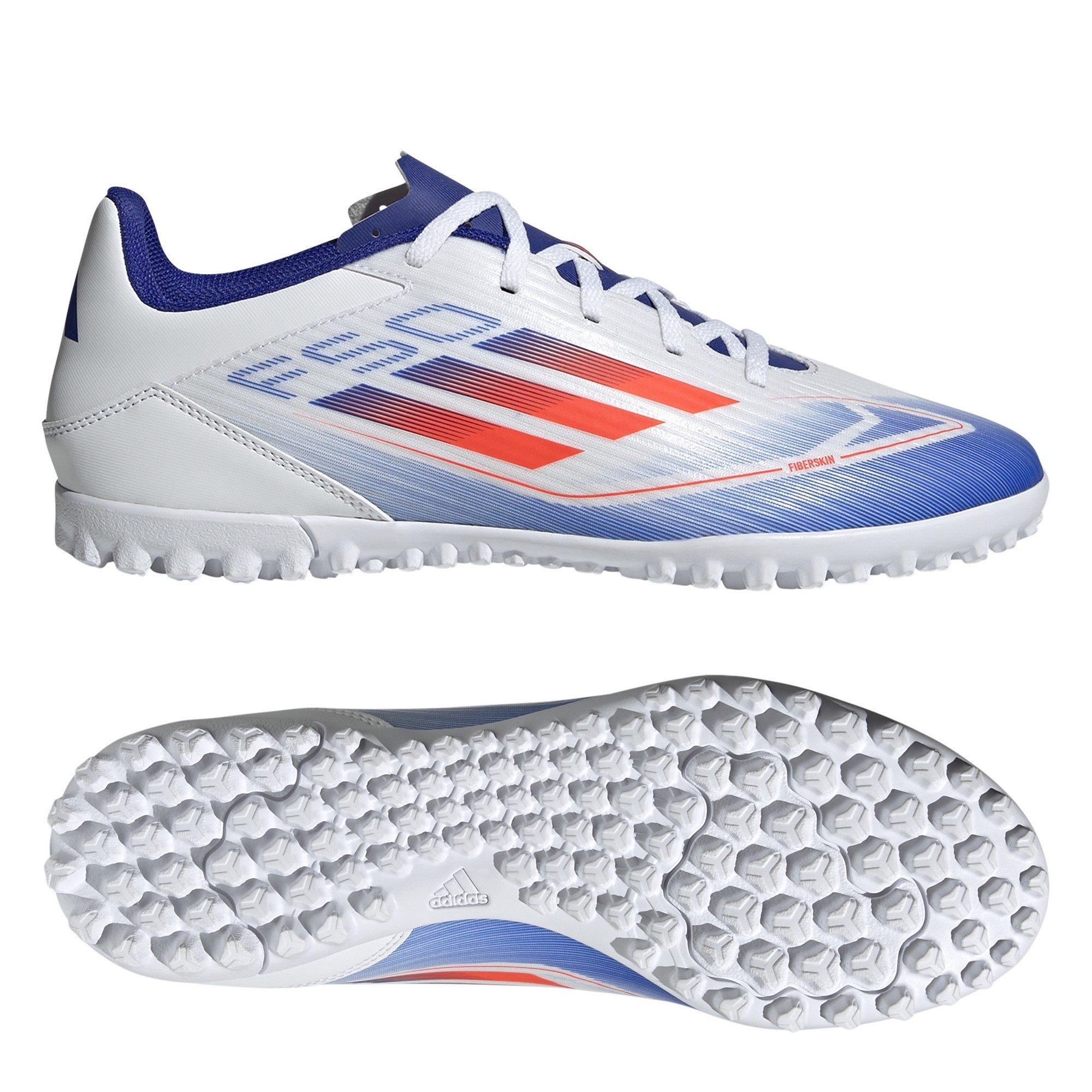 Blanco/Rojo/Azul. - adidas - F50 Adults Club Astro Turf Football Boots - 9
