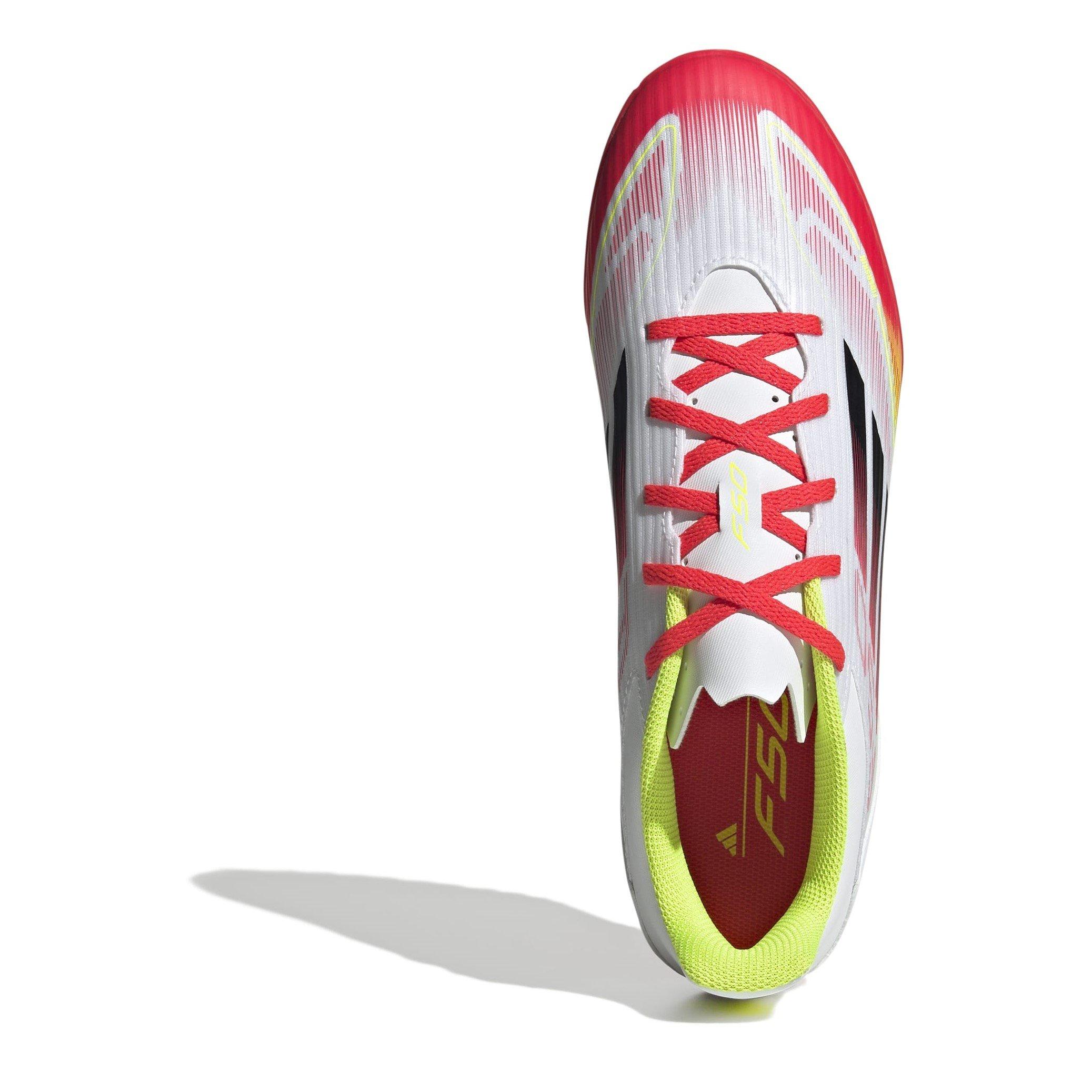 Hvid/Rød - adidas - F50 Adults Club Astro Turf Football Boots - 5