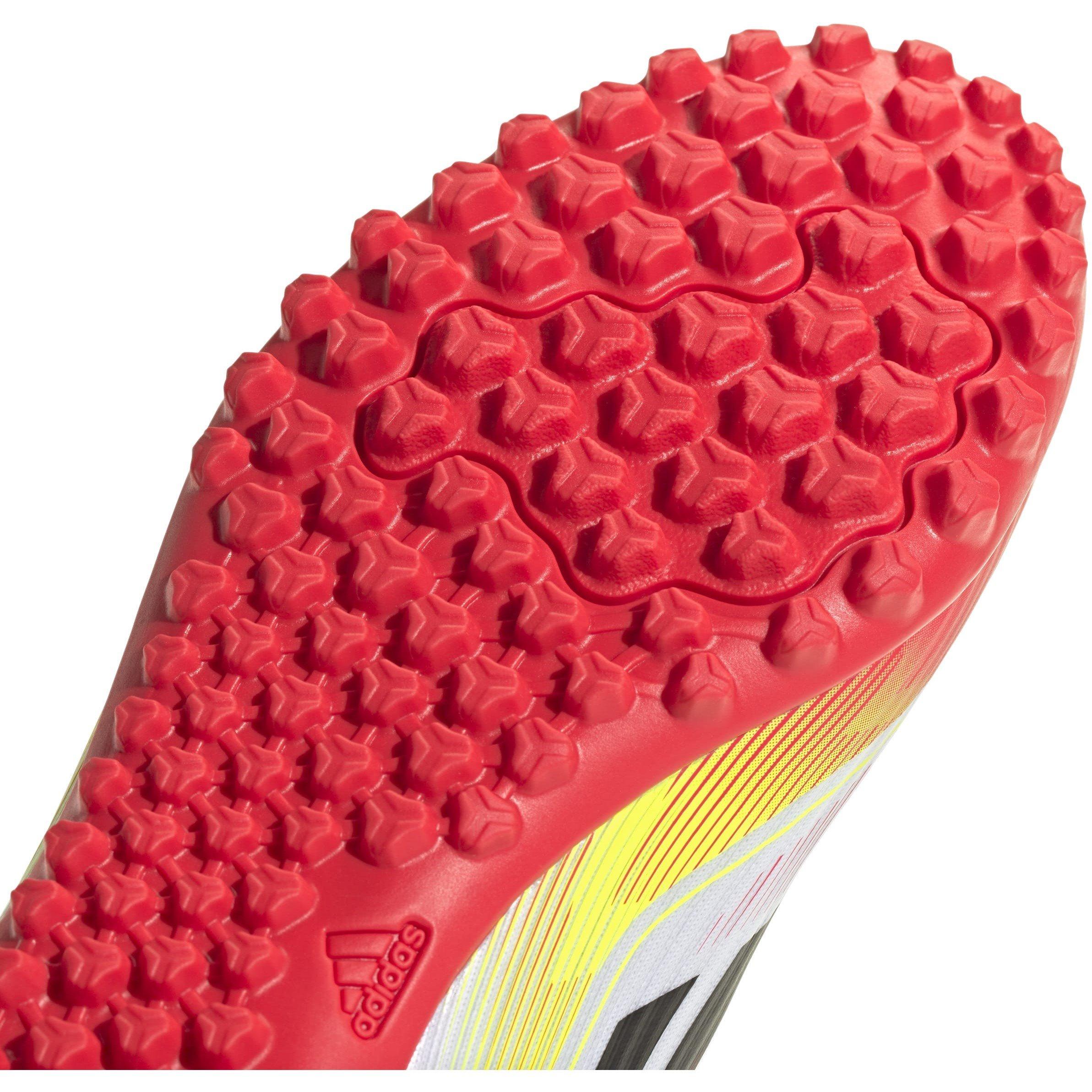 Hvid/Rød - adidas - F50 Adults Club Astro Turf Football Boots - 8