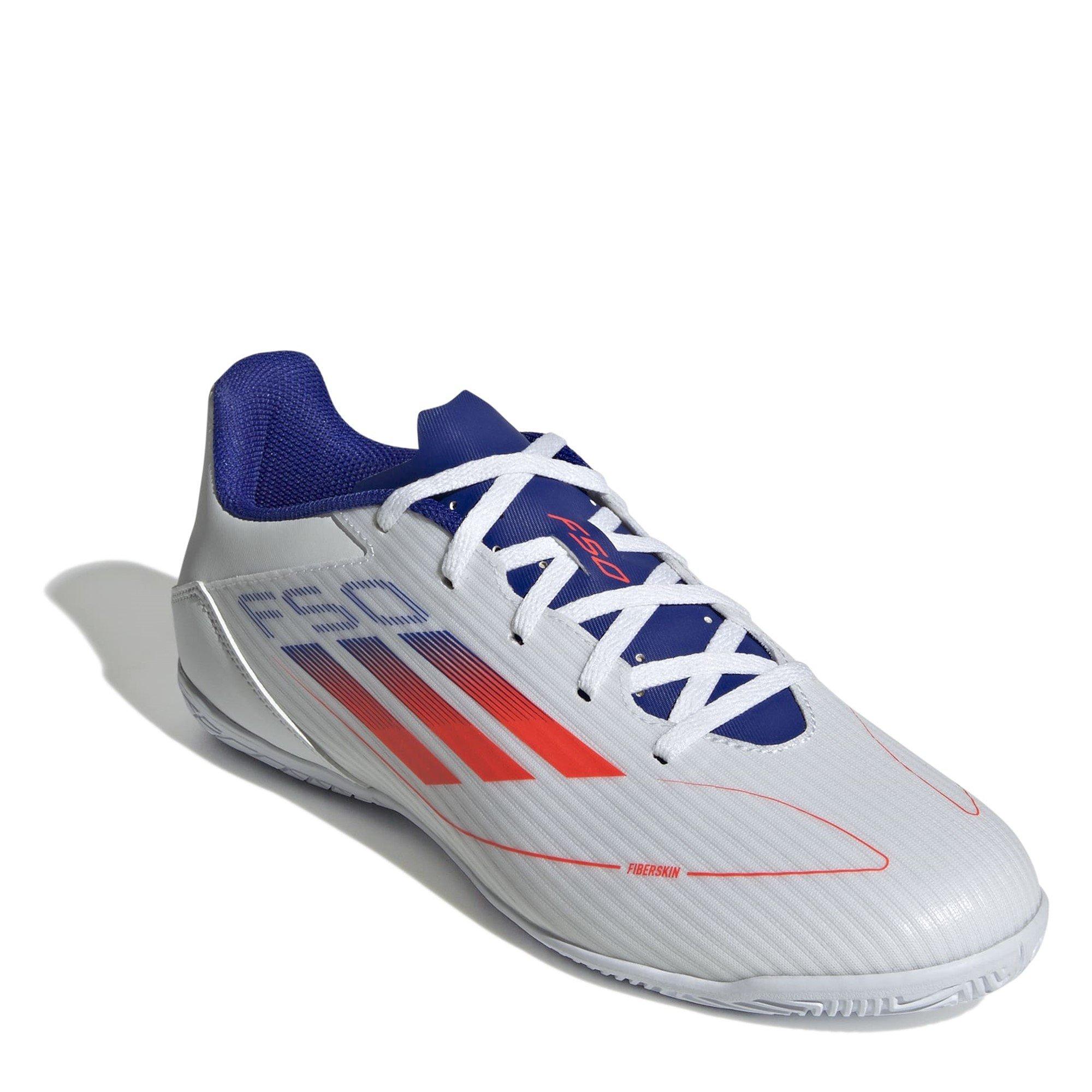 White/Red - adidas - F50 Club Indoor Football Boots - 3