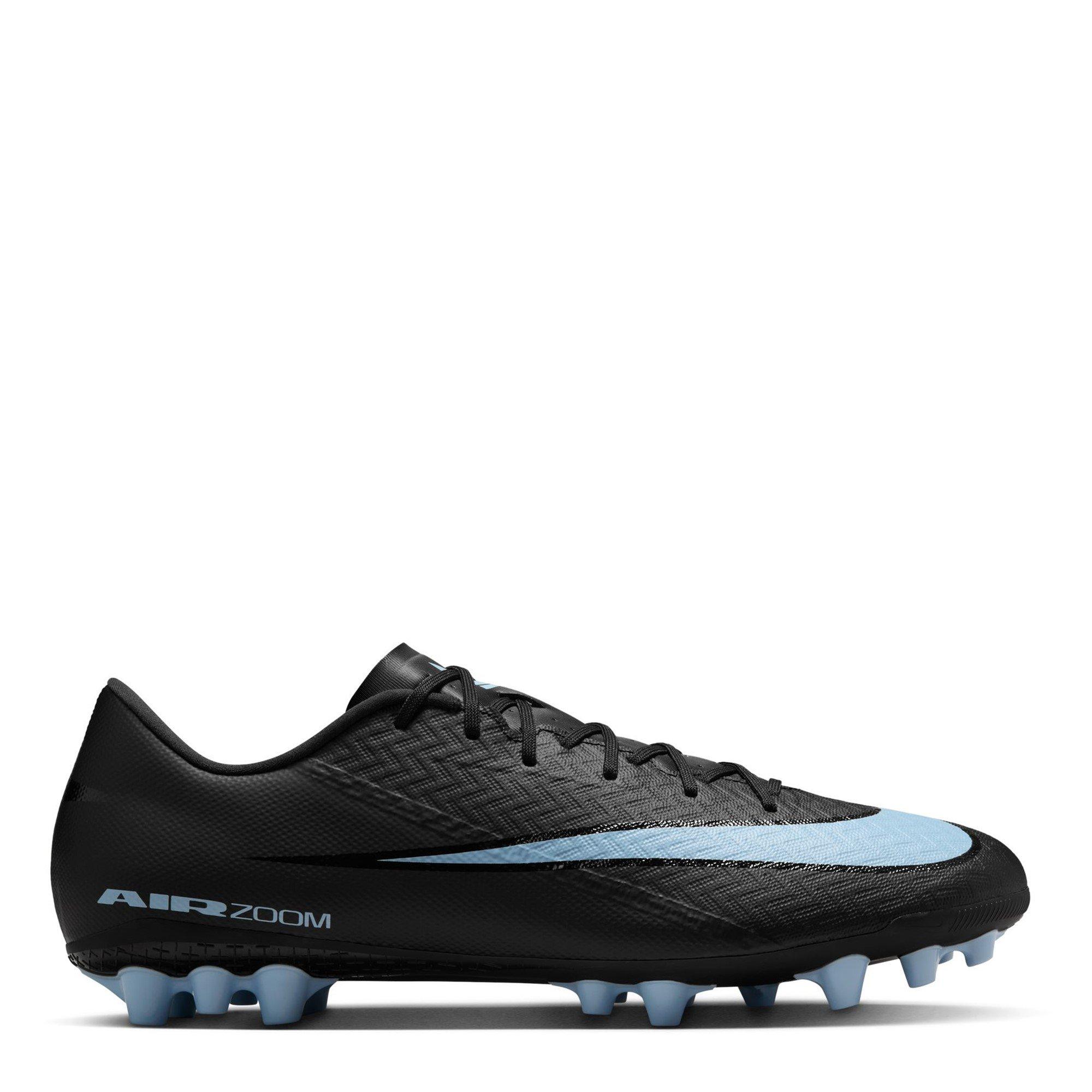 Nike Men's Mercurial Vapor 16 Academy Adults Artificial Ground Football Boots - Black/Blue - 7 (41)