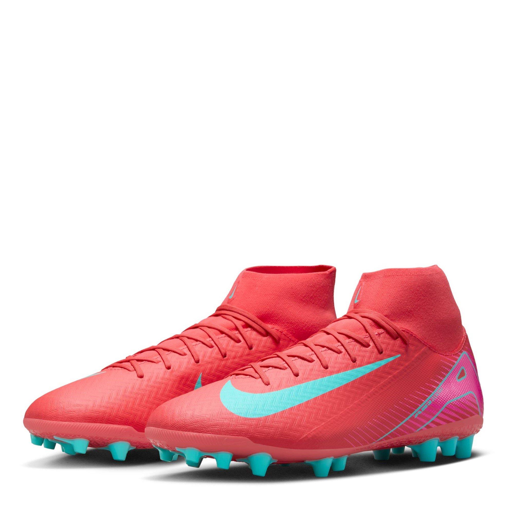 Rouge/Vert - Nike - Nike Mercurial Superfly 10 Academy Artificial Ground Football Boots - 4