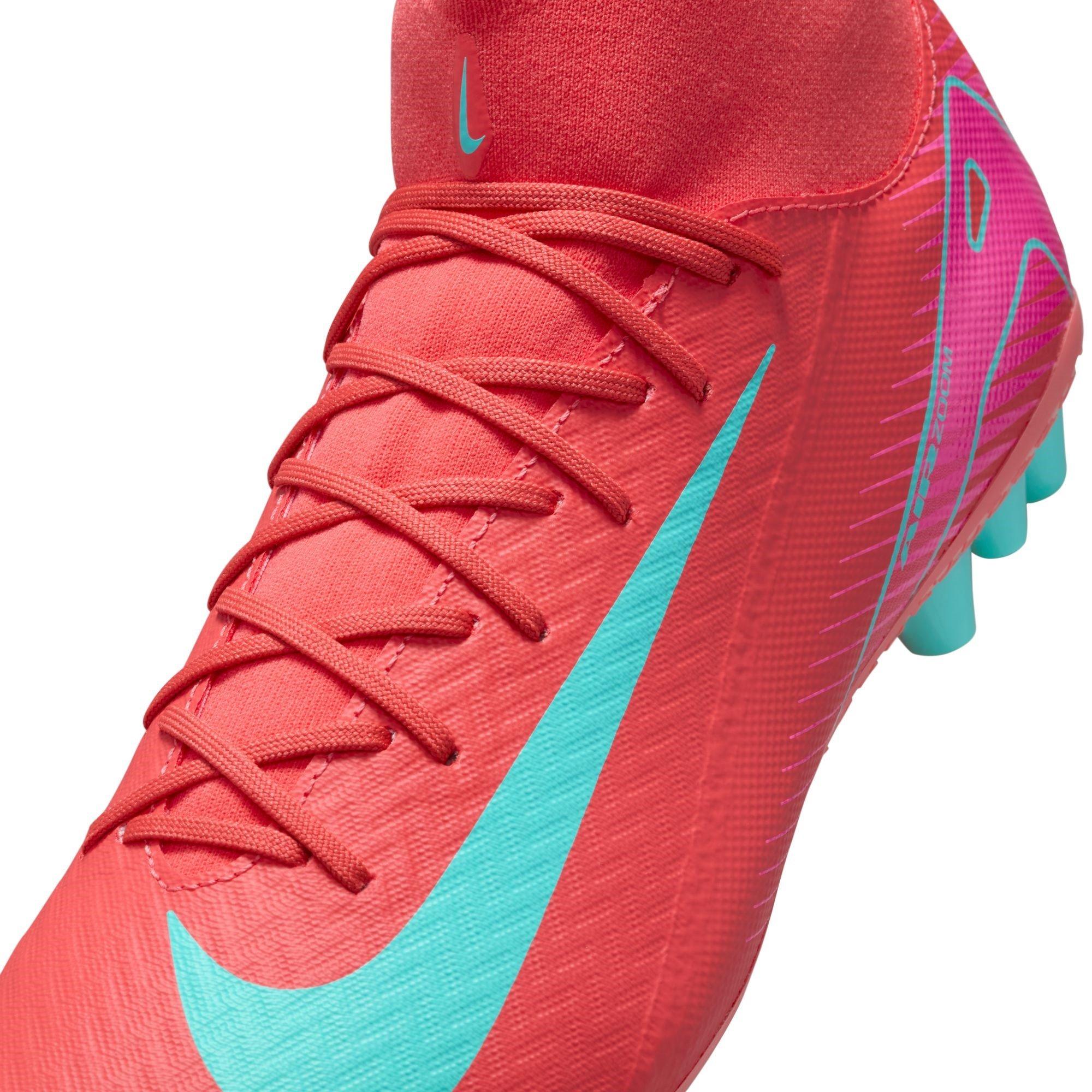 Rouge/Vert - Nike - Nike Mercurial Superfly 10 Academy Artificial Ground Football Boots - 8