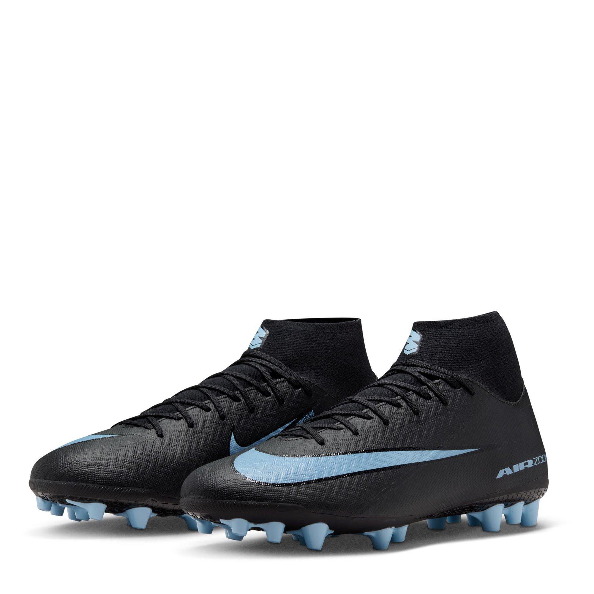 Black/Blue - Nike - Mercurial Superfly 10 Academy Artificial Ground Football Boots - 4