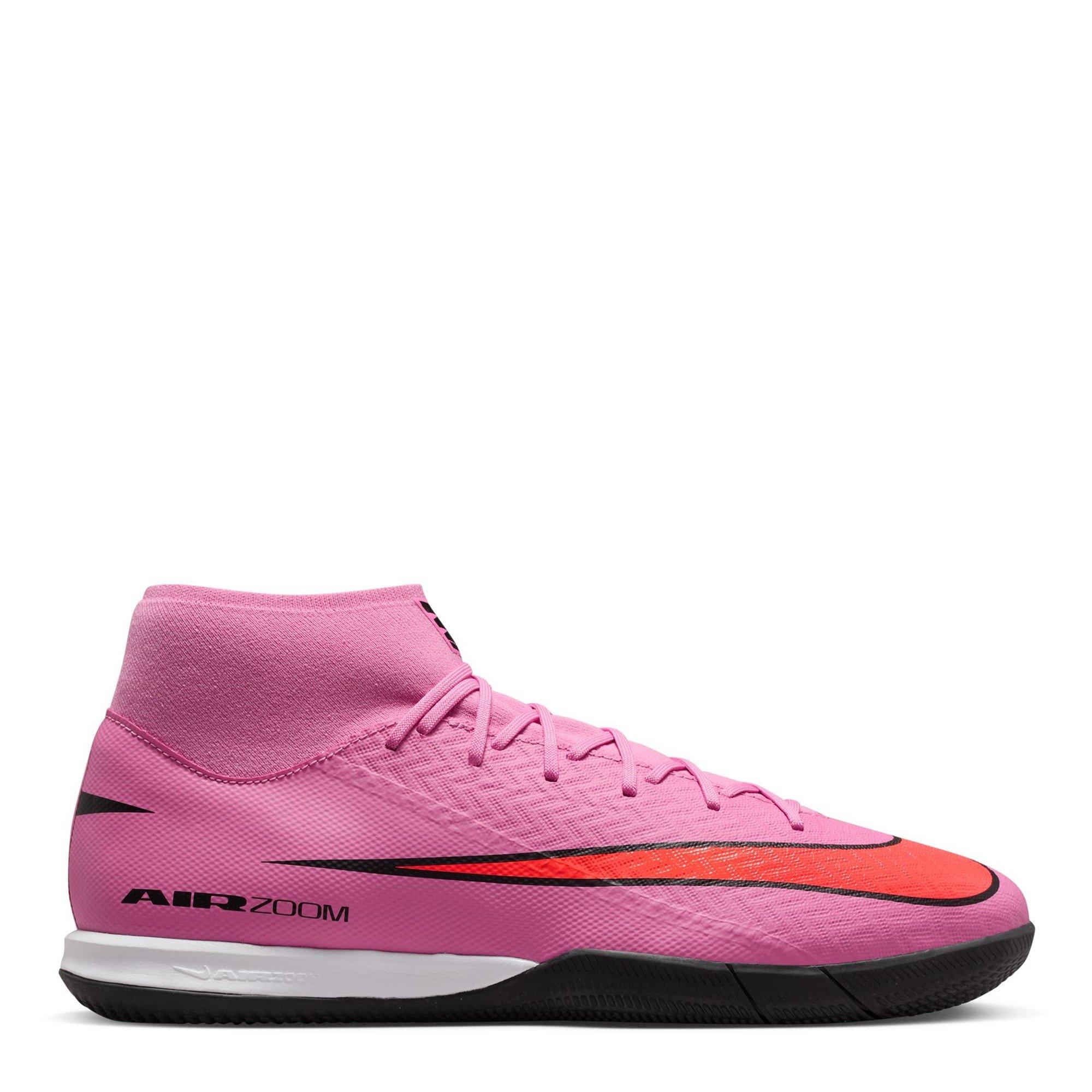 Nike Men's Zoom Superfly 10 Academy Adults Indoor Football Boots - Pink/Black - 9.5 (44.5)