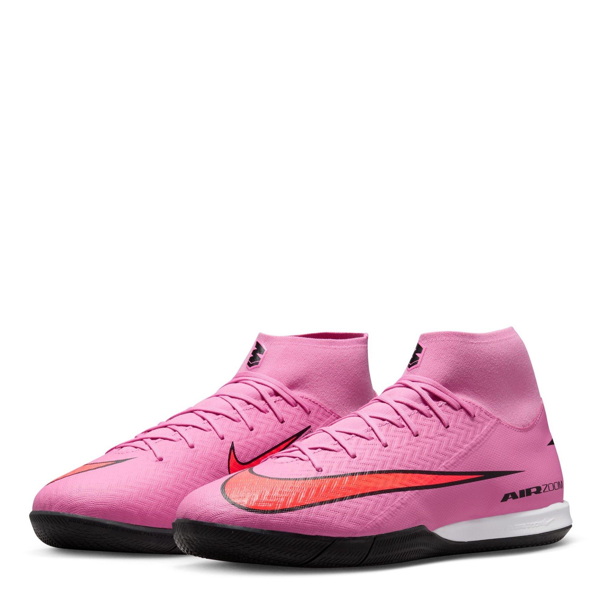 Pink/Black - Nike - Zoom Superfly 10 Academy Adults Indoor Football Boots - 4