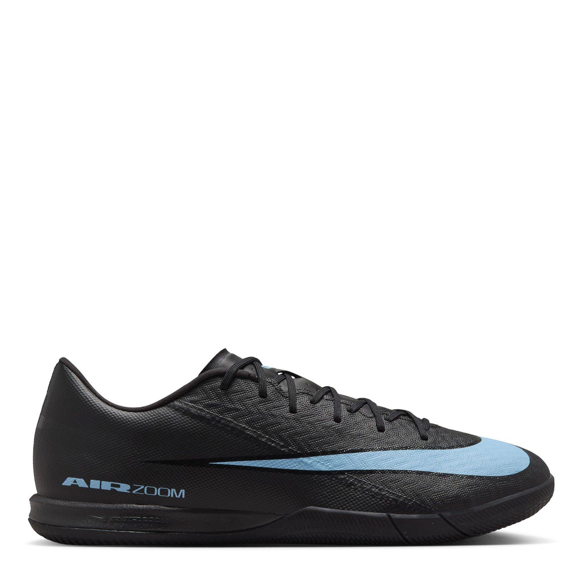 Nike Men's Mercurial Vapor 16 Academy Adults Indoor Court Football Boots - Black/Blue - 11.5 (47)