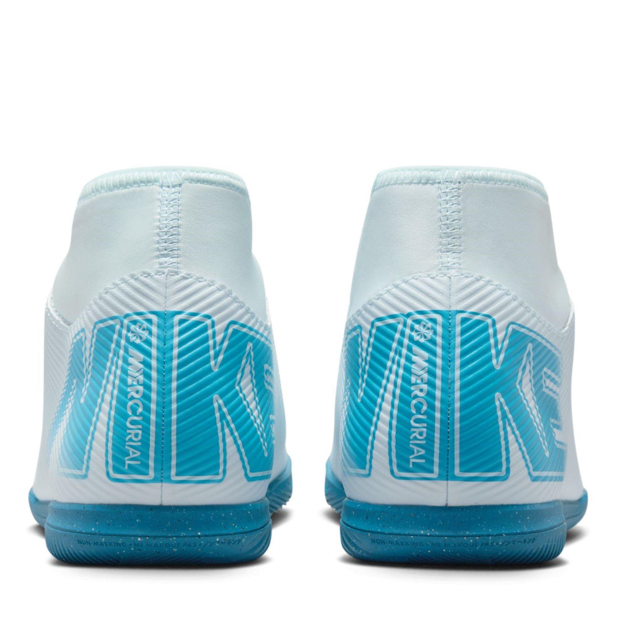 Blå/Baltisk - Nike - Nike Mercurial Superfly 10 Club Indoor Football Boots - 6