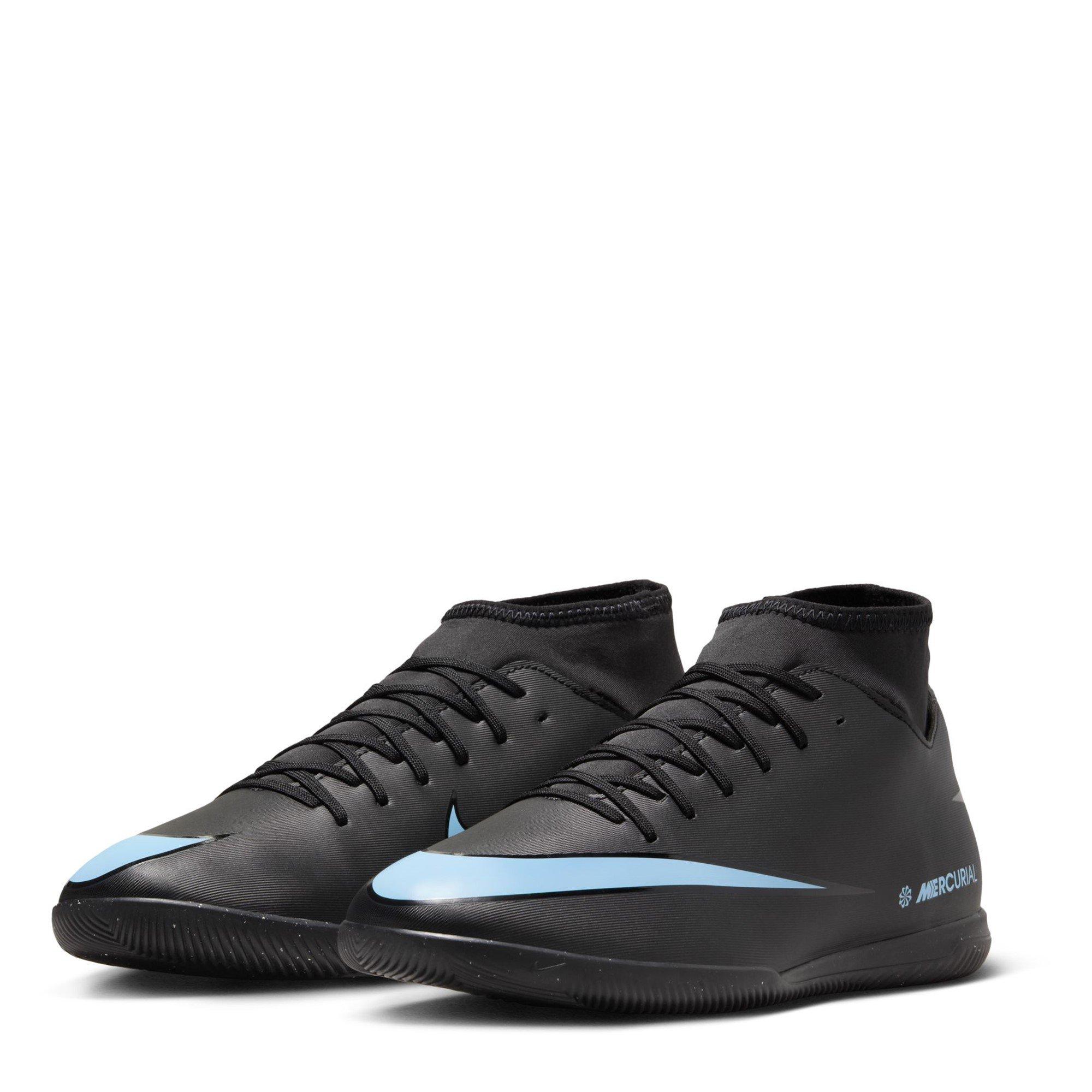 Sort/Blå - Nike - Mercurial Superfly 10 Club Indoor Football Boots - 4