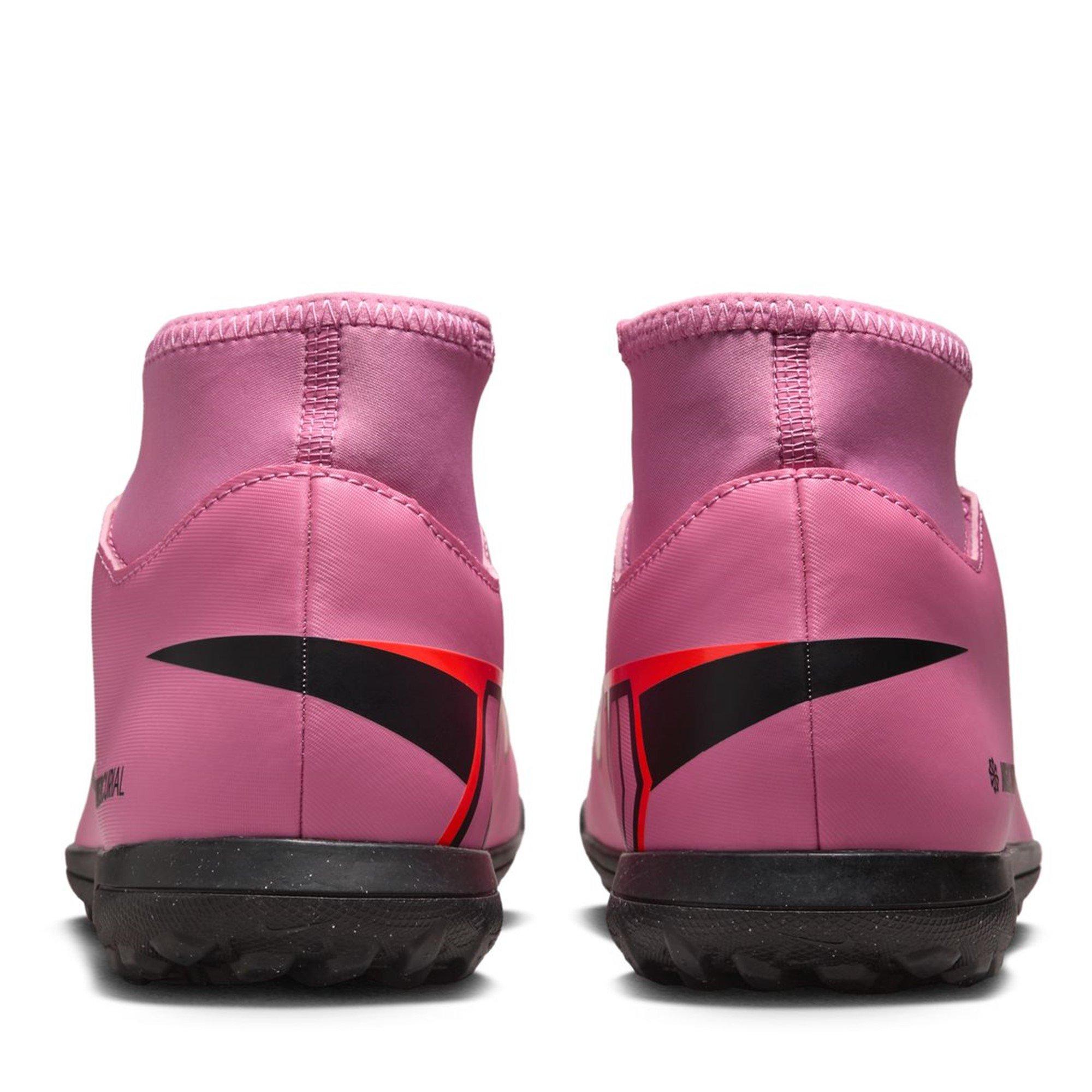 Pink/Black - Nike - Mercurial Superfly 10 Club Adults Astro Turf Football Boots - 5