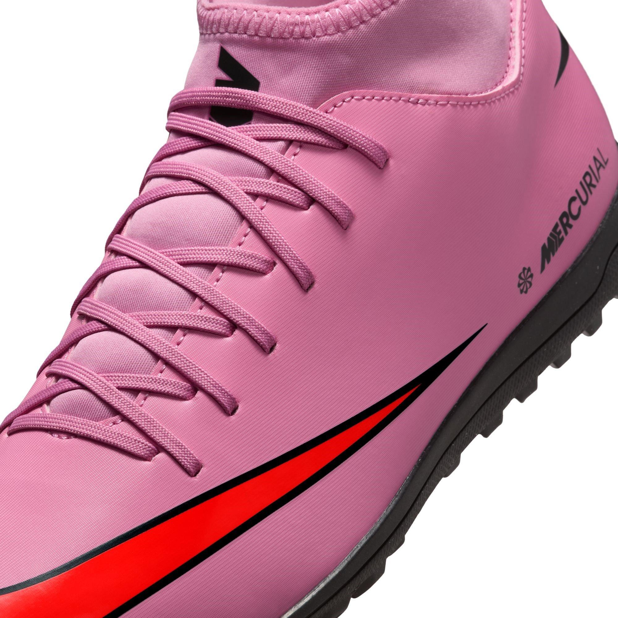 Pink/Black - Nike - Mercurial Superfly 10 Club Adults Astro Turf Football Boots - 7
