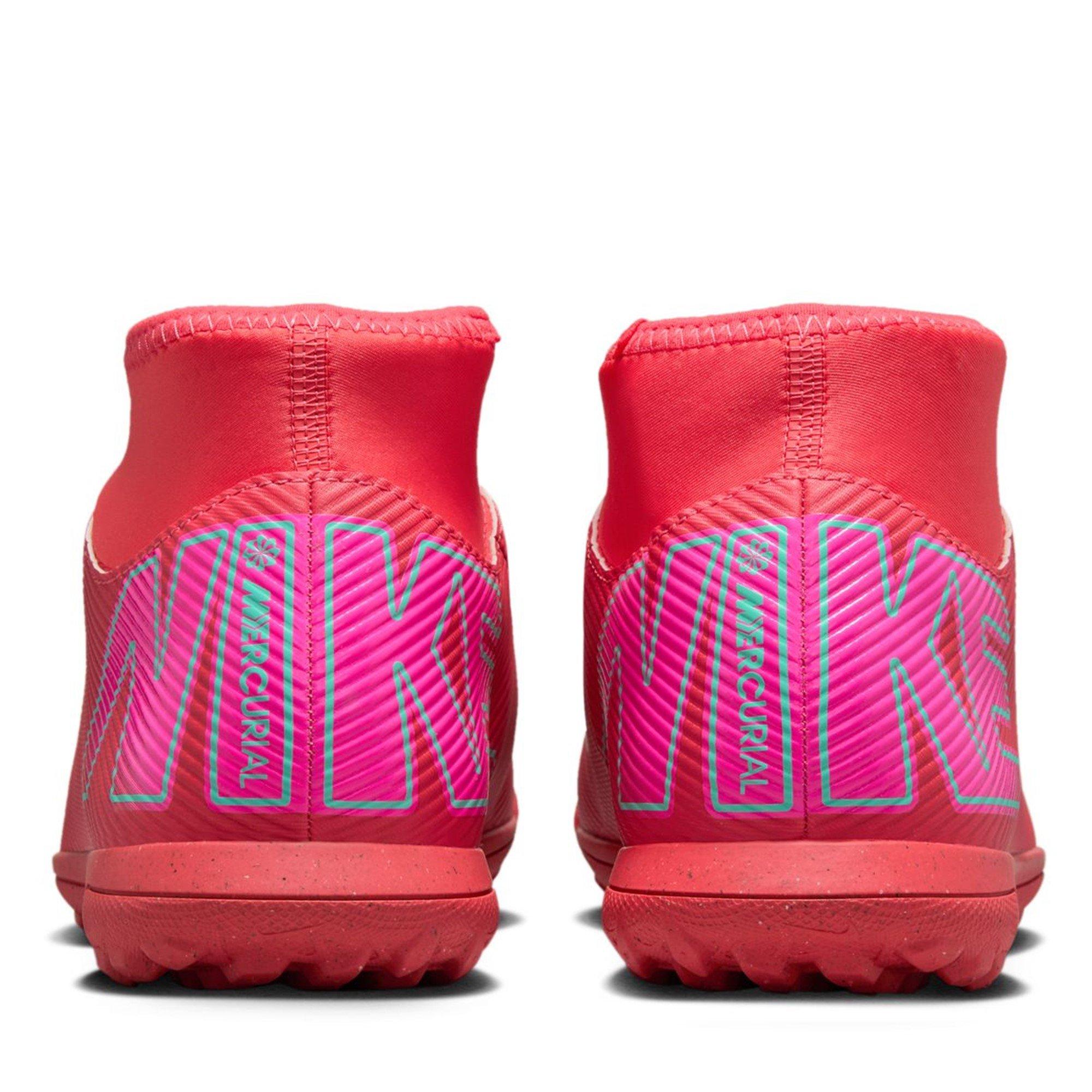 Red/Green - Nike - Mercurial Superfly 10 Club Adults Astro Turf Football Boots - 5