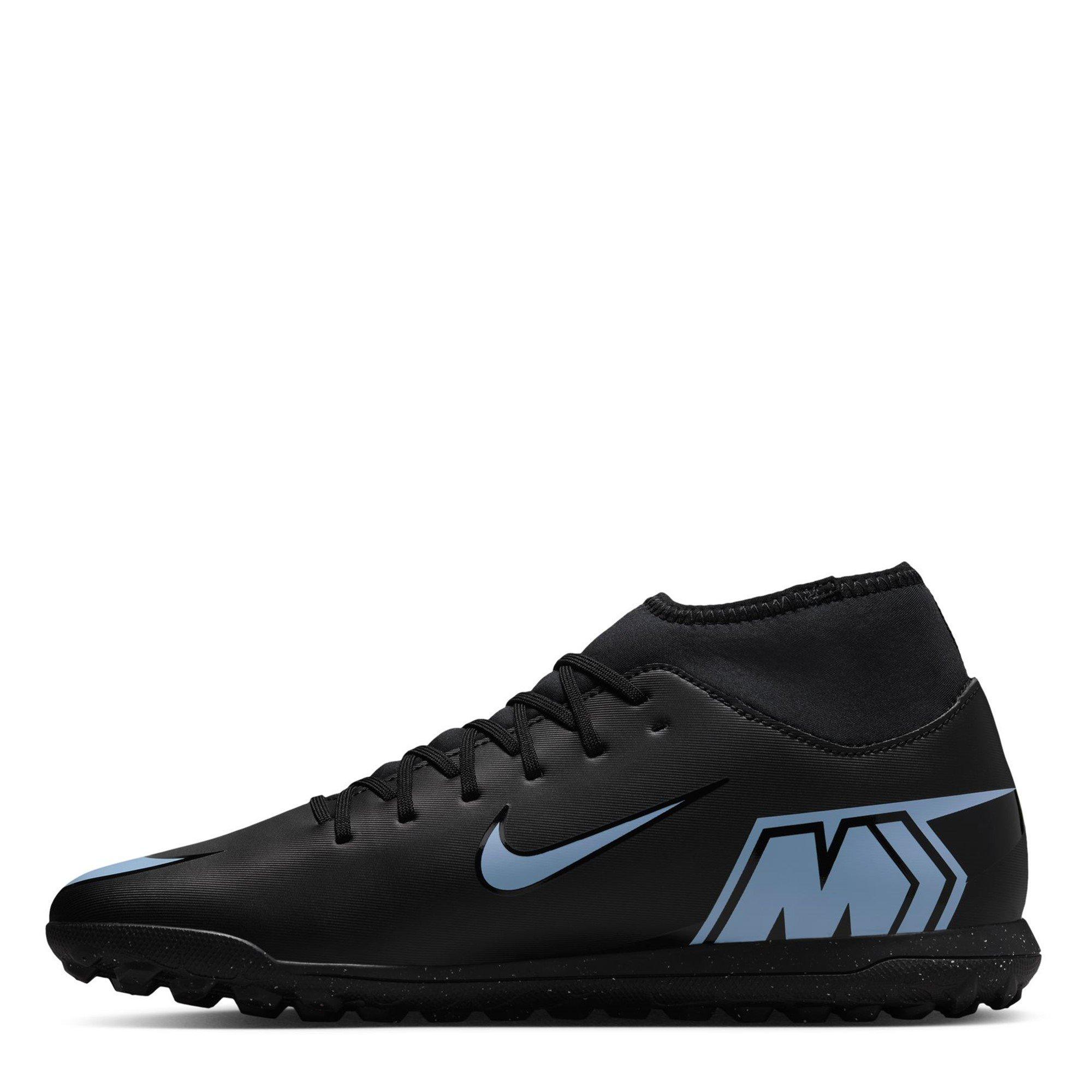 Zwart/Blauw - Nike - Mercurial Superfly 10 Club Adults Astro Turf Football Boots - 2