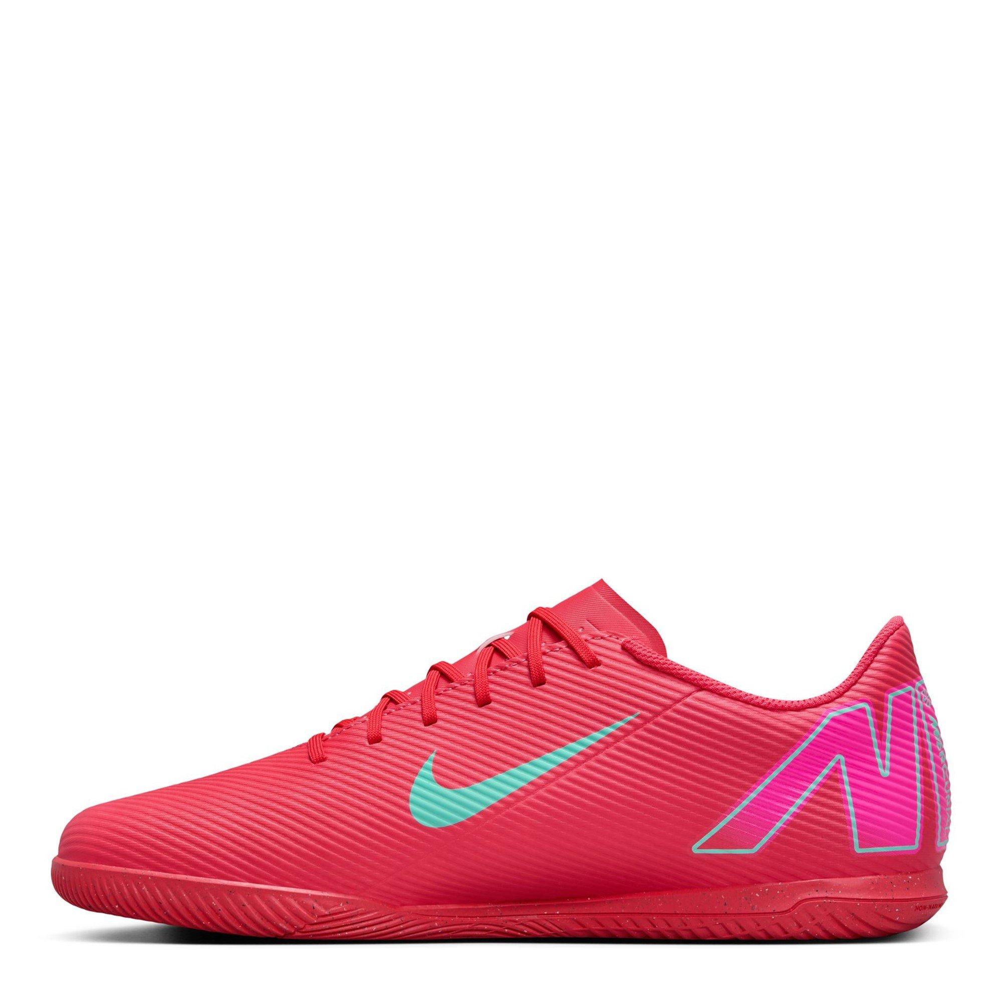 Red/Green - Nike - Mercurial Vapor 16 Adults Club Indoor Football Boots - 2