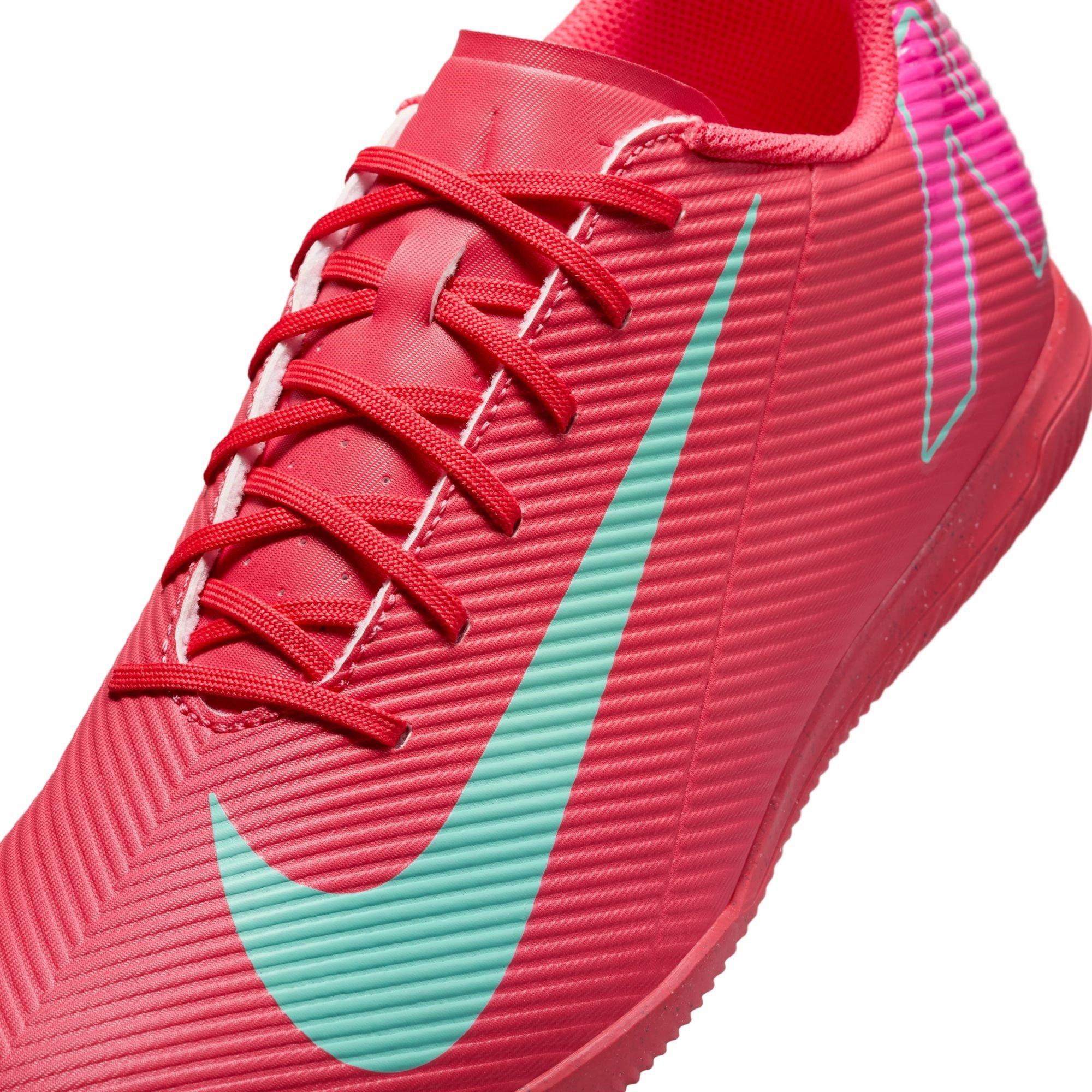 Red/Green - Nike - Mercurial Vapor 16 Adults Club Indoor Football Boots - 7