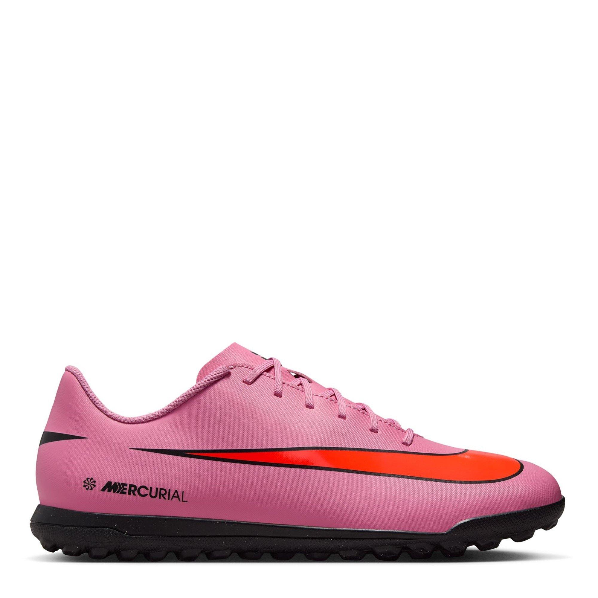 Nike Men's Mercurial Vapor 16 Club Adults Astro Turf Football Boots - Pink/Black - 9.5 (44.5)
