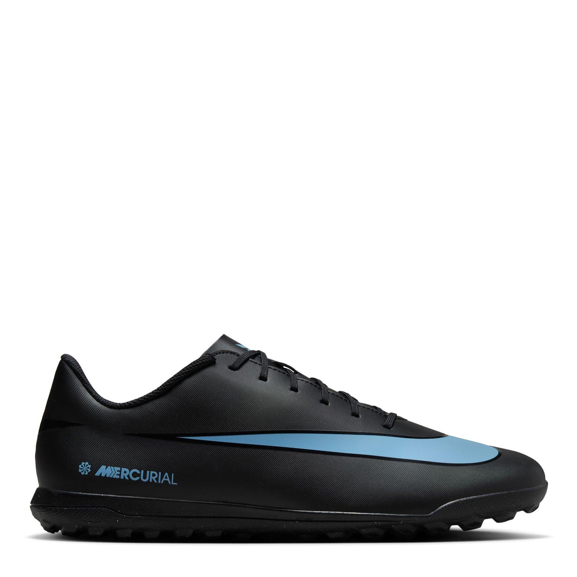 Nike Men's Black/Blue Mercurial Vapor 16 Club Adults Astro Turf Football Boots - 9.5 (44.5)