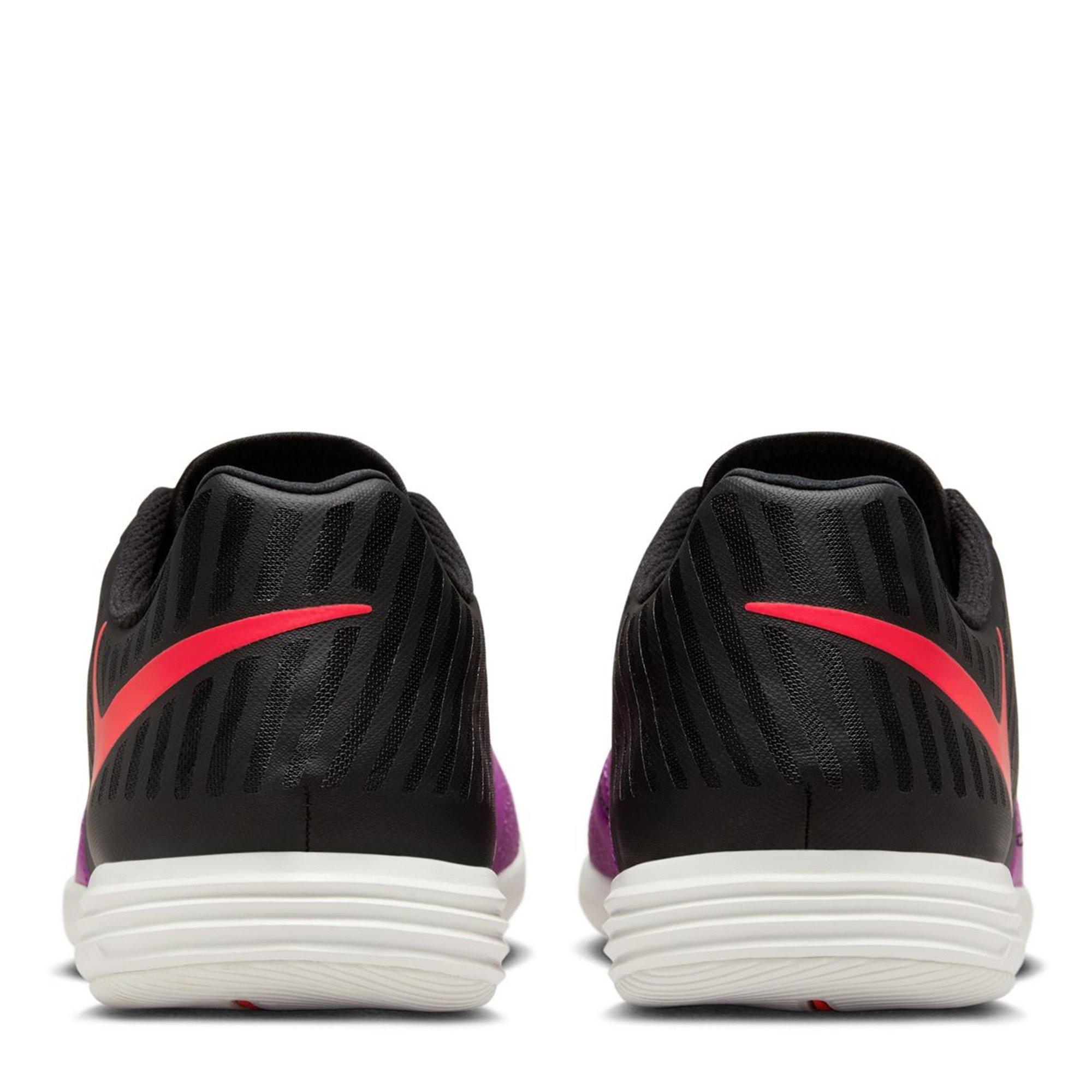 Lila/Rot - Nike - Lunargato II Indoor Court Low Top Football Boots Adults - 5